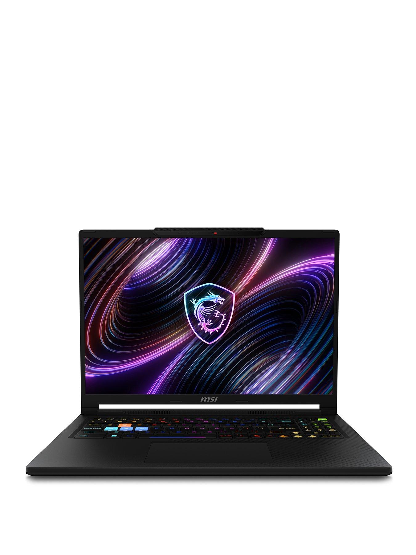 MSI Raider 16 HX B2WH Laptop - 16in QHD+ 240Hz IPS, GeForce RTX 5070 Ti, Intel Core Ultra 7, 16GB RAM, 1TB SSD - Black