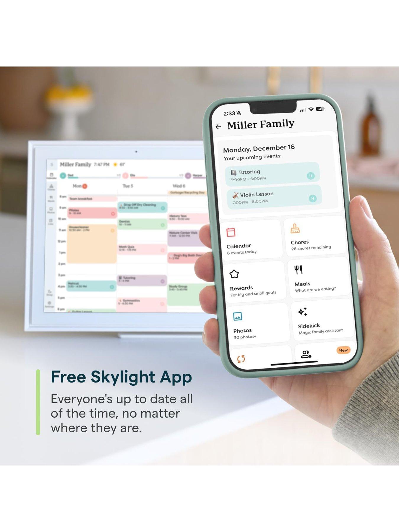 Image 5 of 7 of Skylight Skylight 15 inch Smart Digital Calendar