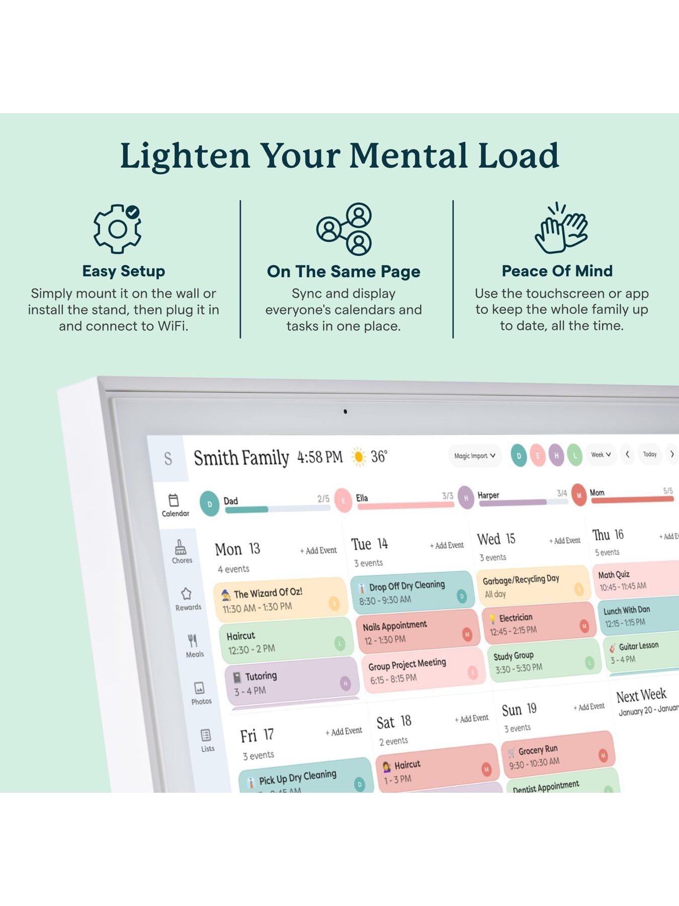Image 7 of 7 of Skylight Skylight 15 inch Smart Digital Calendar