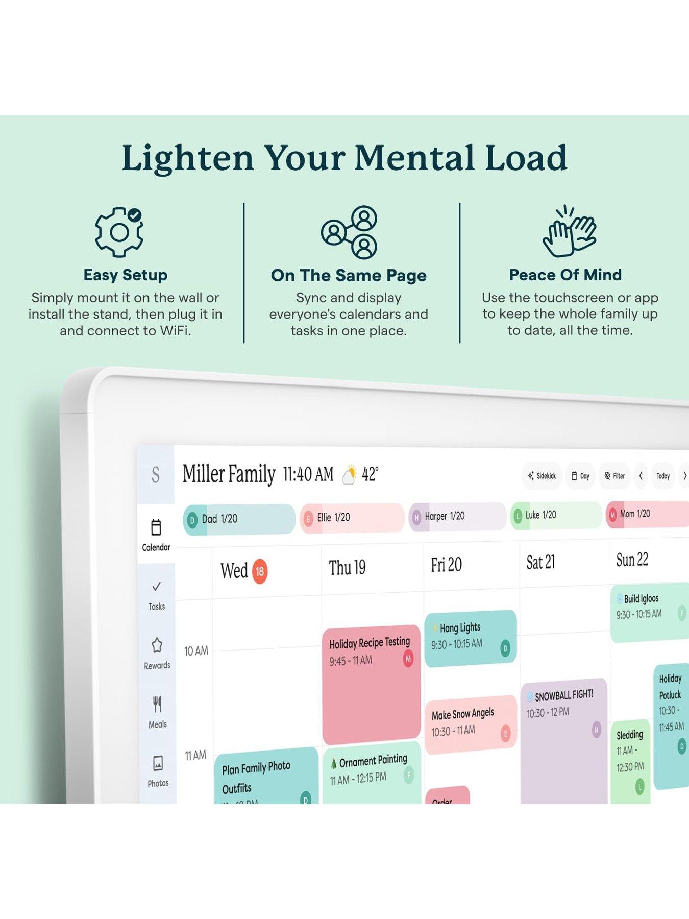Image 6 of 7 of Skylight Skylight Max 27 inch Smart Digital Calendar