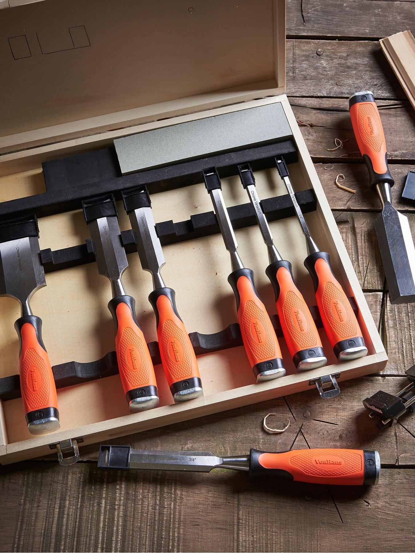 Vonhaus Wood Chisel Set - 10 Piece Set