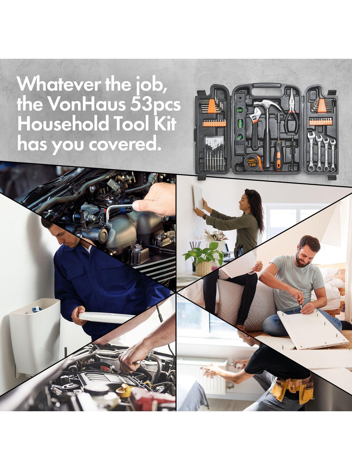 Image 5 of 6 of Vonhaus Household Tool Set -  53 Piece Set