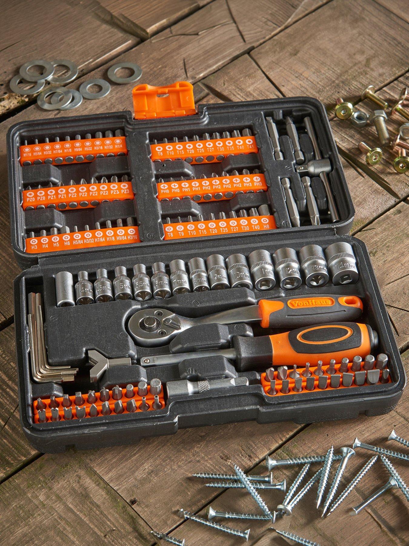 Vonhaus 130 Piece Socket + Bit Set