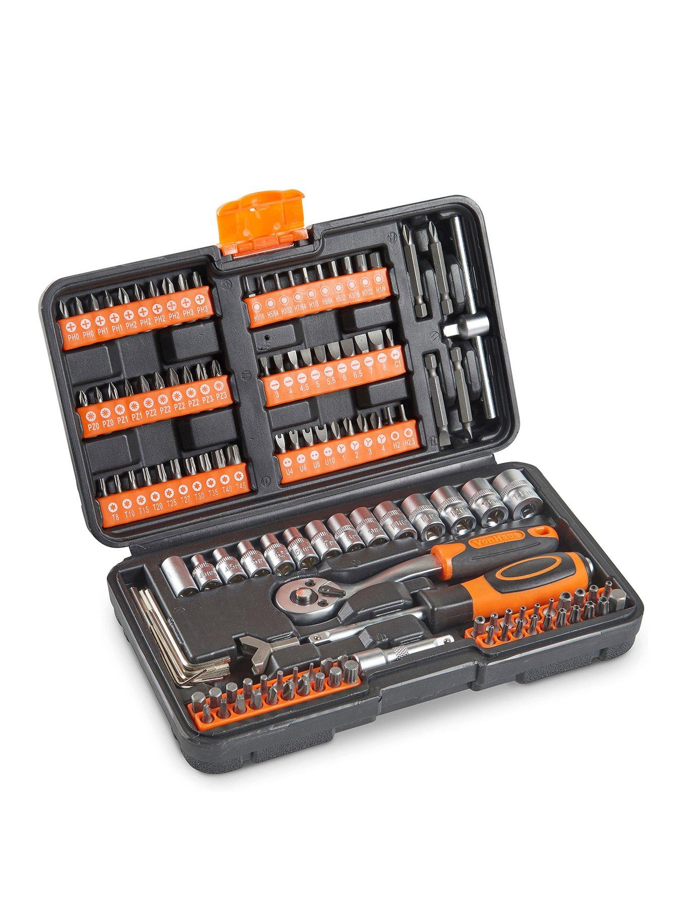 Image 2 of 7 of Vonhaus 130&nbsp;Piece&nbsp;Socket + Bit Set&nbsp;