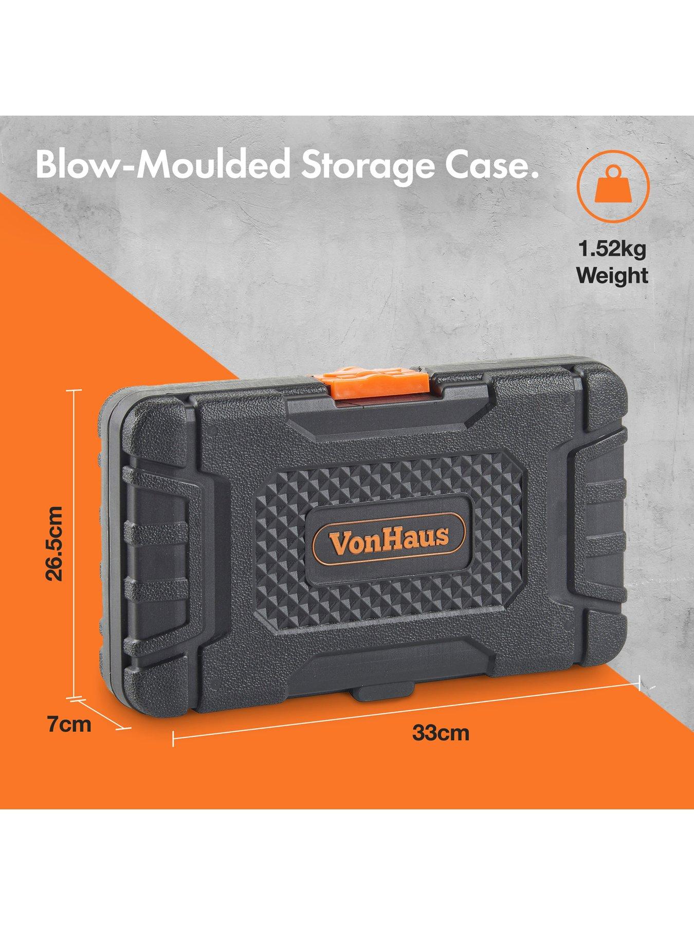 Image 5 of 7 of Vonhaus 130&nbsp;Piece&nbsp;Socket + Bit Set&nbsp;