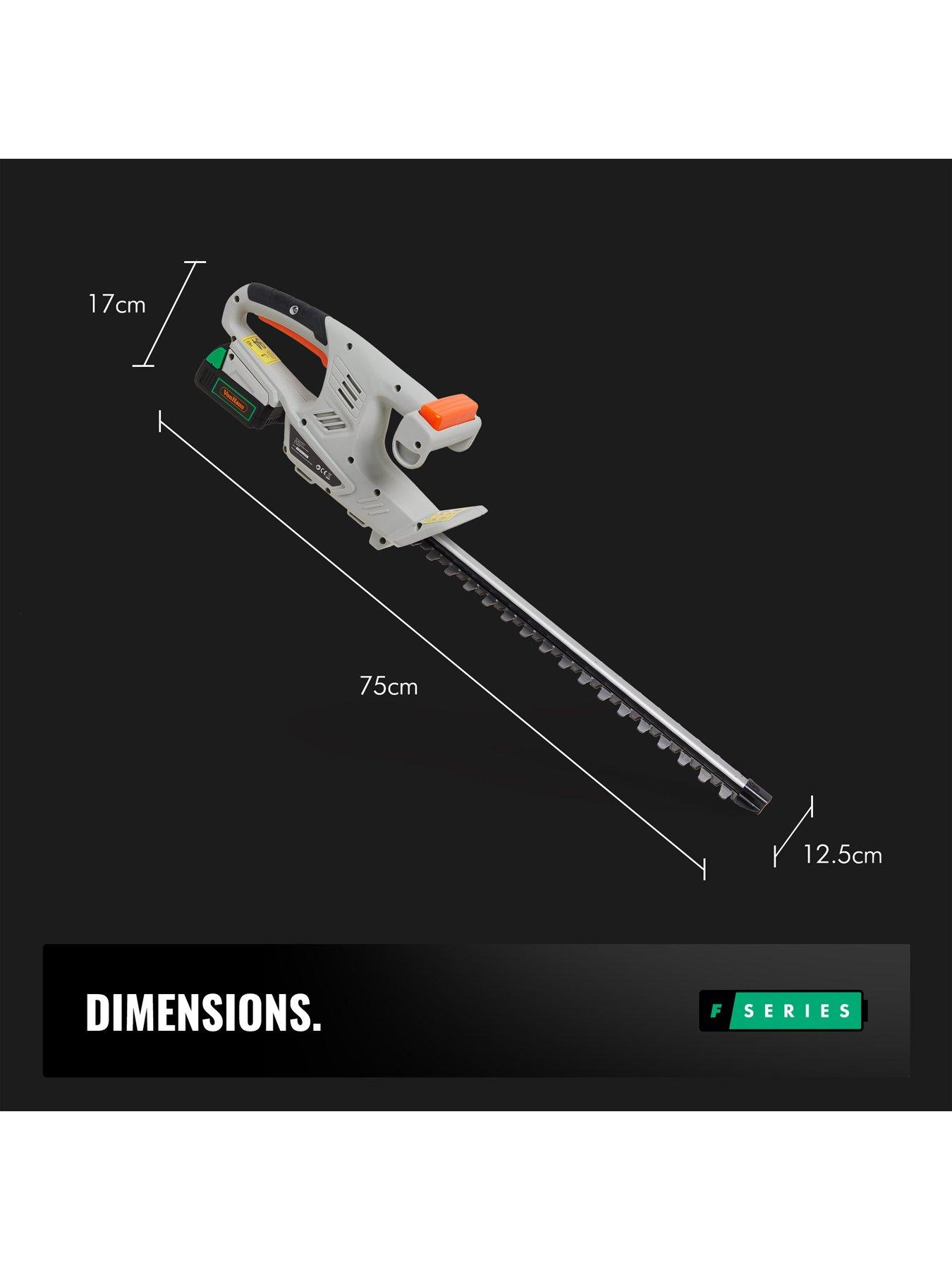Image 6 of 7 of Vonhaus F-Series Cordless Hedge Trimmer