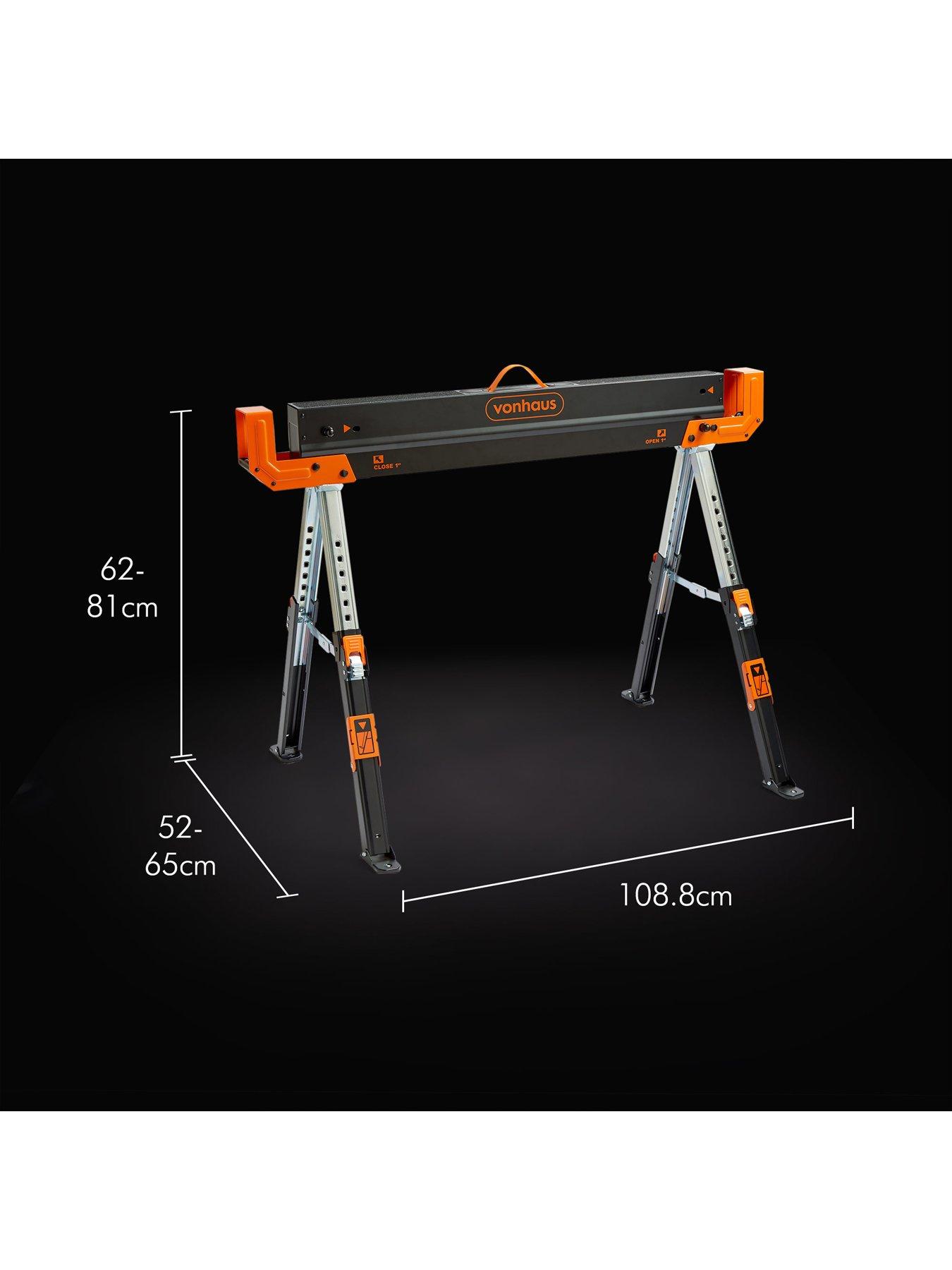 Image 3 of 7 of Vonhaus Heavy Duty Saw Horse -  Twin Pack