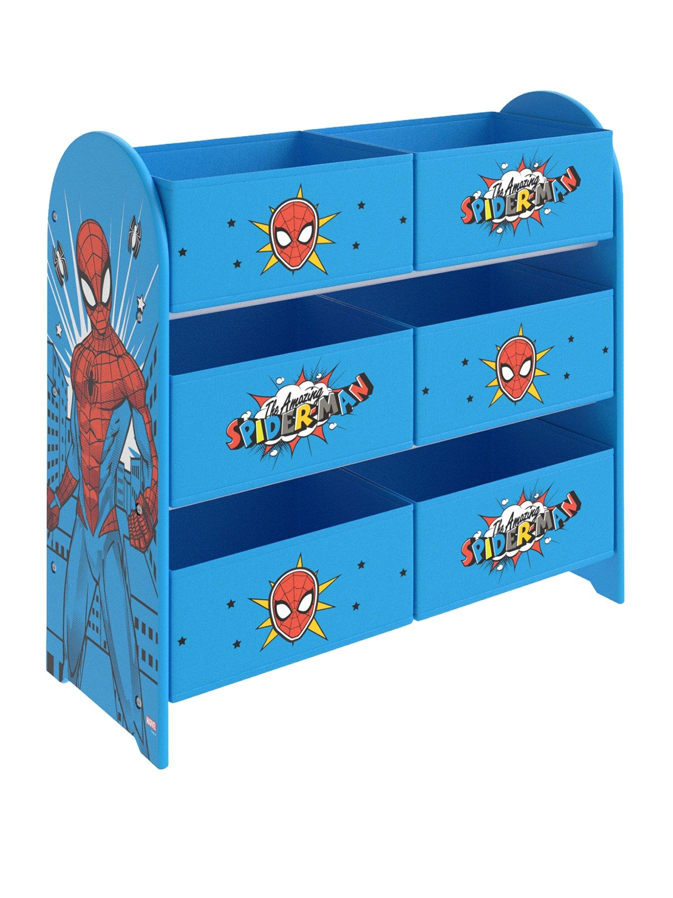 Image 2 of 5 of Spiderman 3 Tier Kids&nbsp;Storage Unit