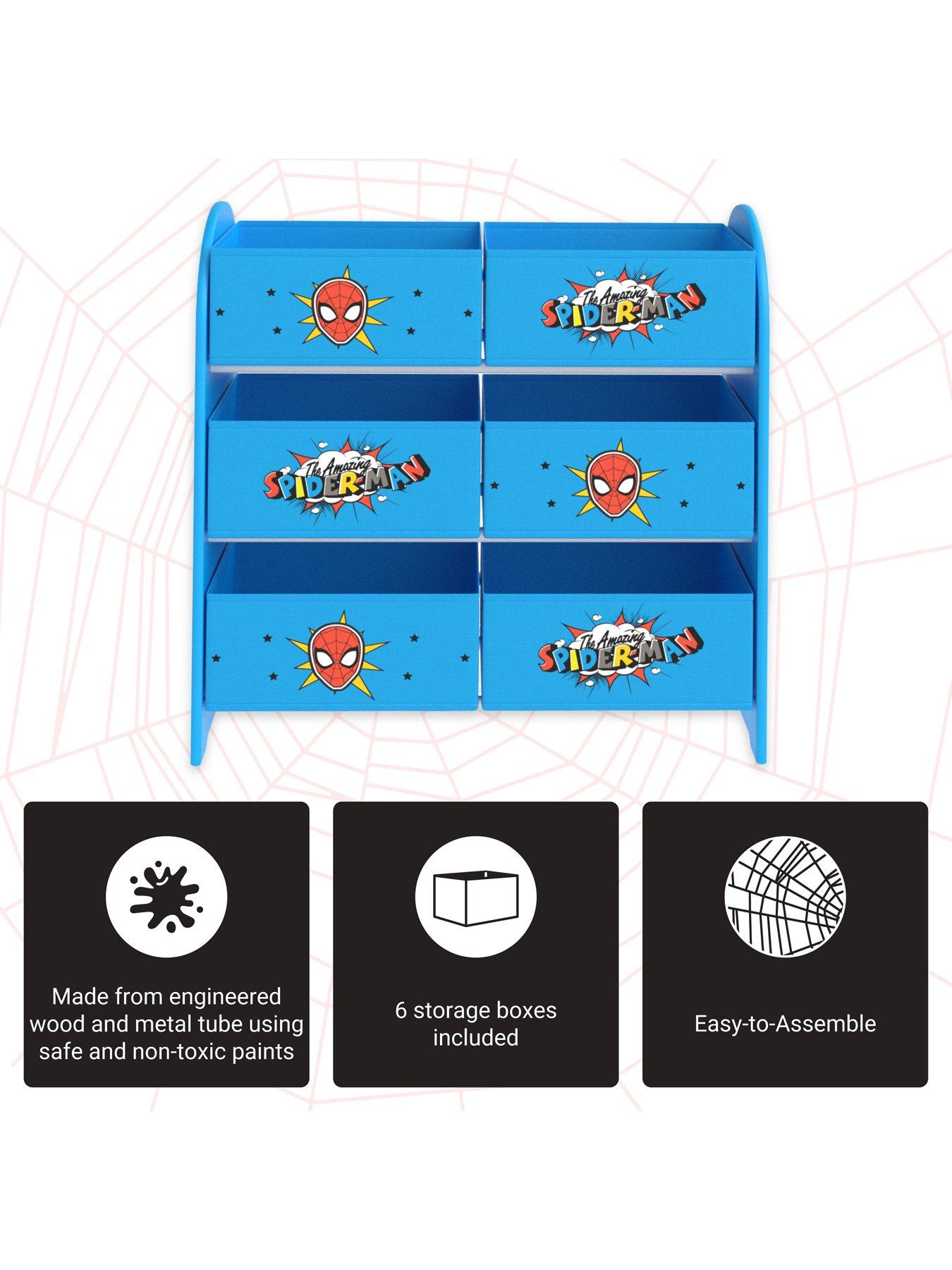 Image 4 of 5 of Spiderman 3 Tier Kids&nbsp;Storage Unit