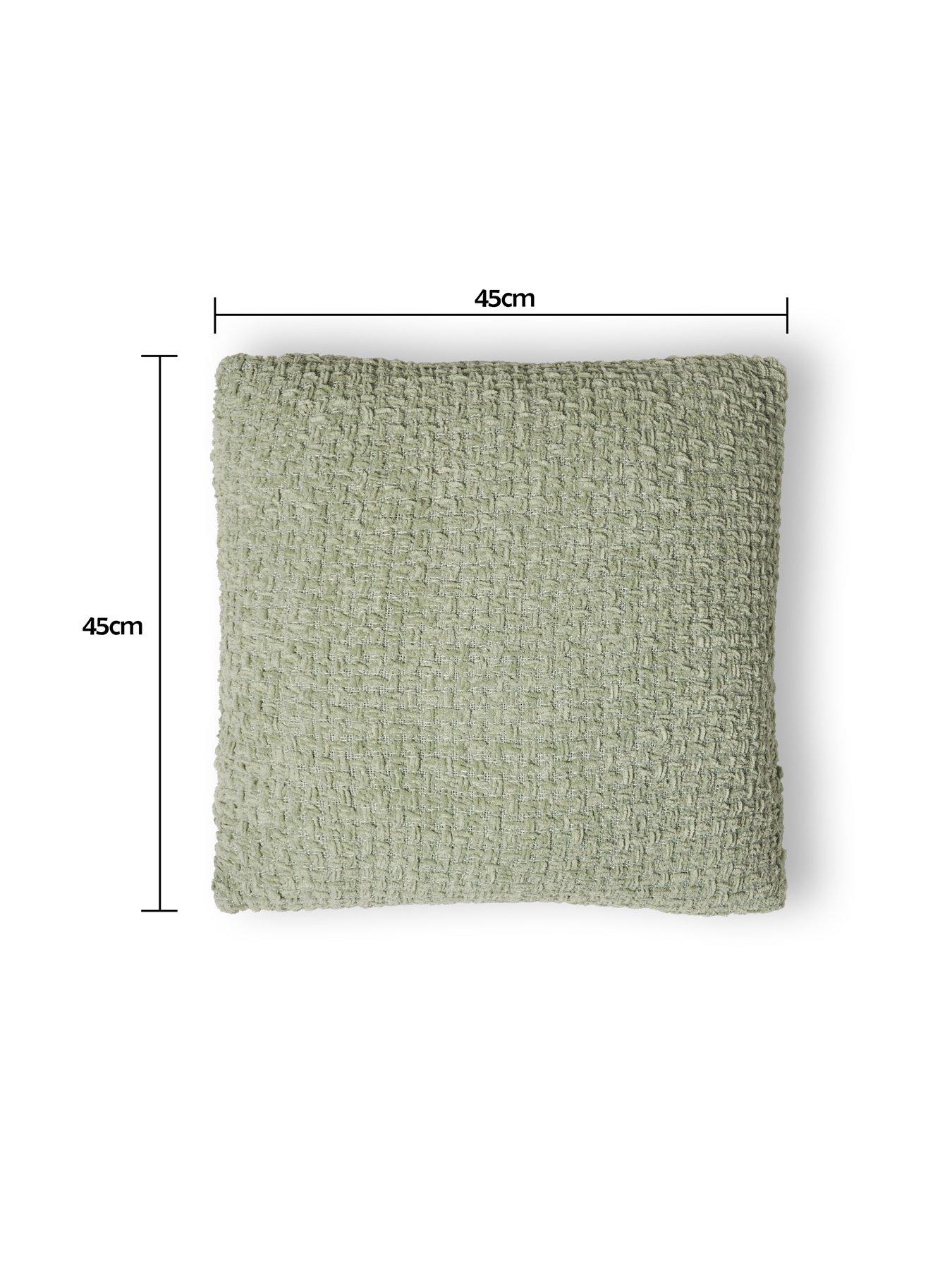 Image 4 of 5 of The Very Collection Cross Weave Chenille Cushion