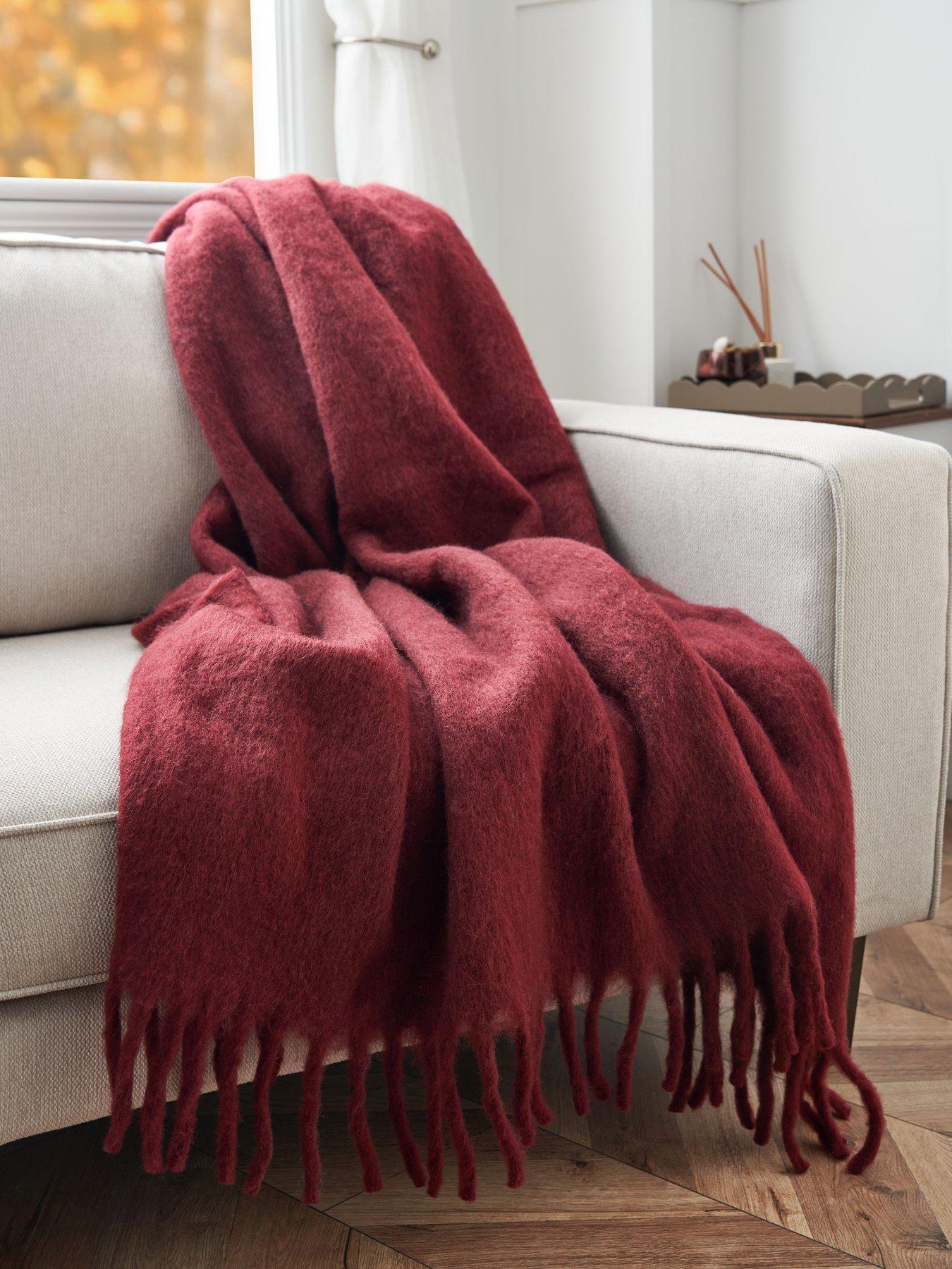 The Very Collection Luxury Faux Mohair Throw 150x125cm