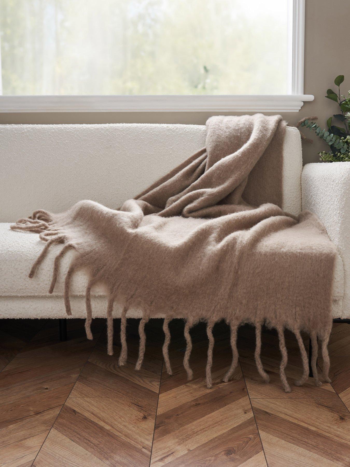 The Very Collection Luxury Faux Mohair Throw 150x125cm
