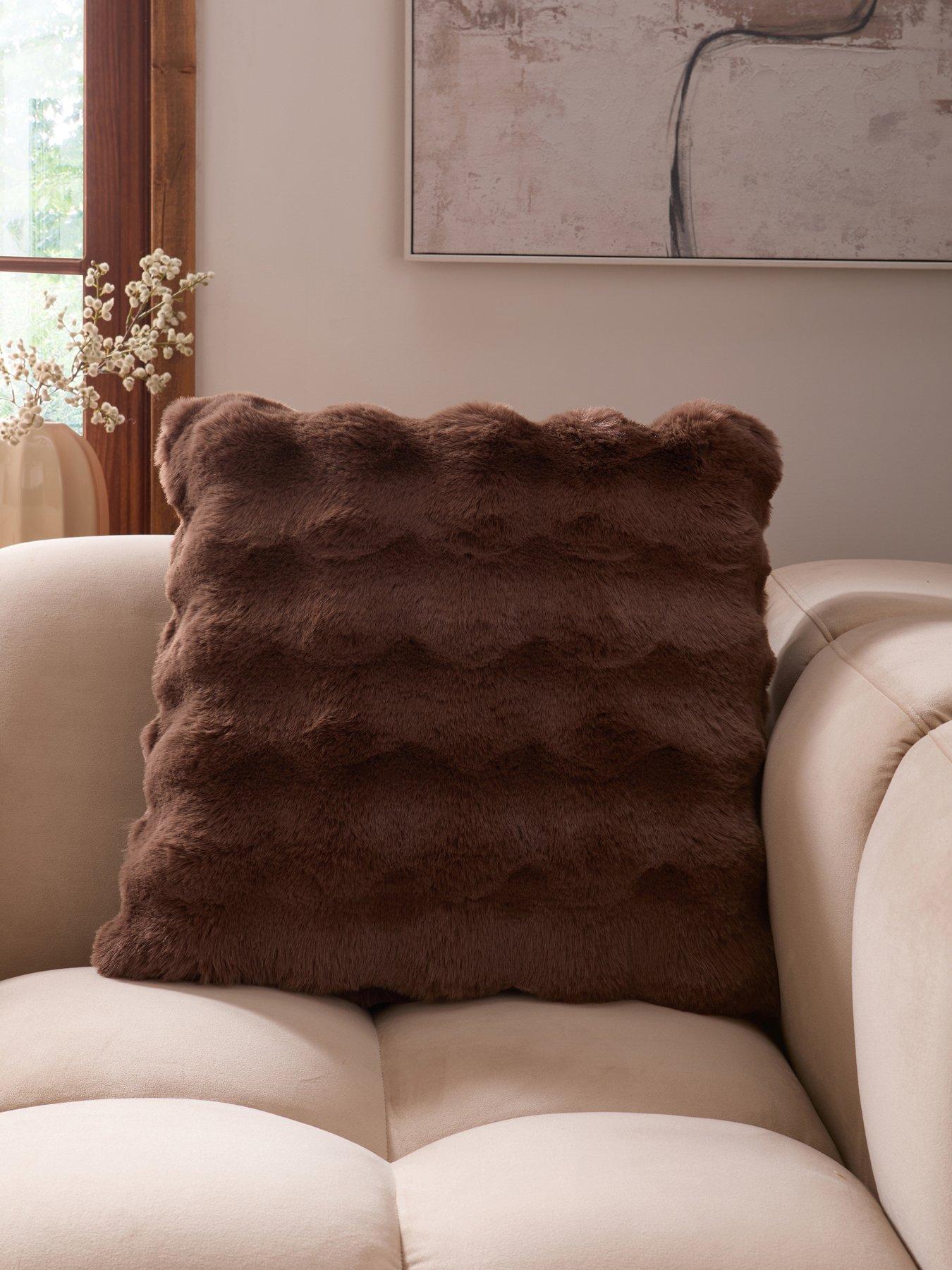 Michelle Keegan Home Tianna Faux Fur Large Cushion 50x50cm