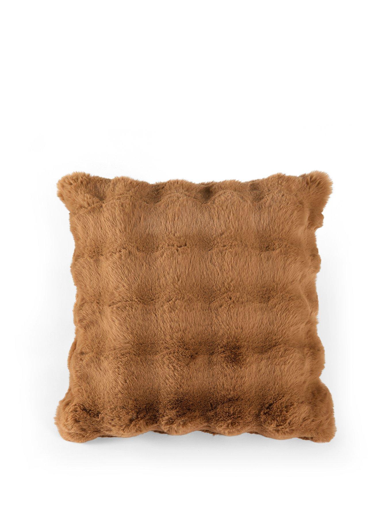 Image 2 of 7 of Michelle Keegan Home Tianna Faux Fur Large Cushion 50x50cm