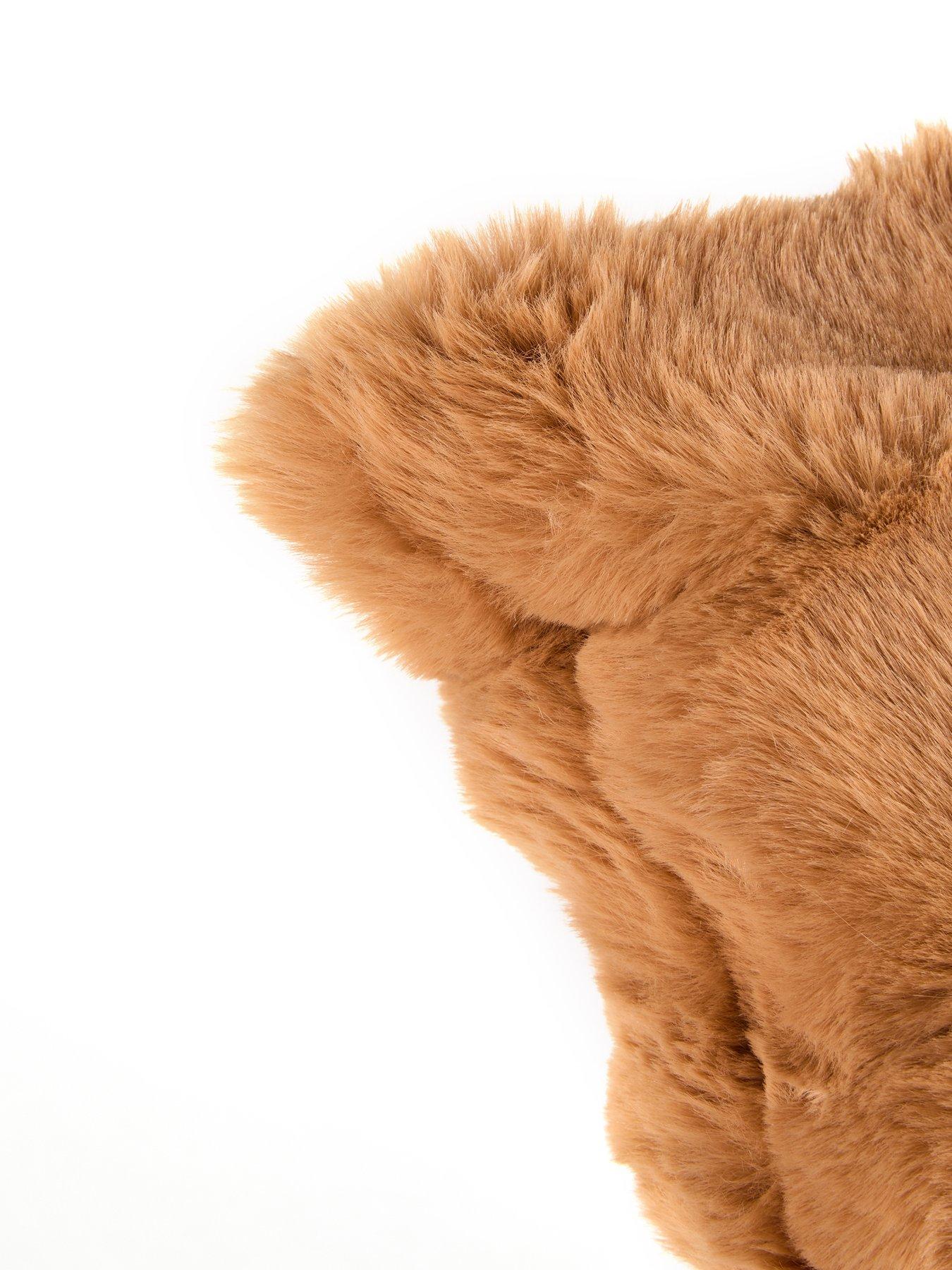 Image 4 of 7 of Michelle Keegan Home Tianna Faux Fur Large Cushion 50x50cm