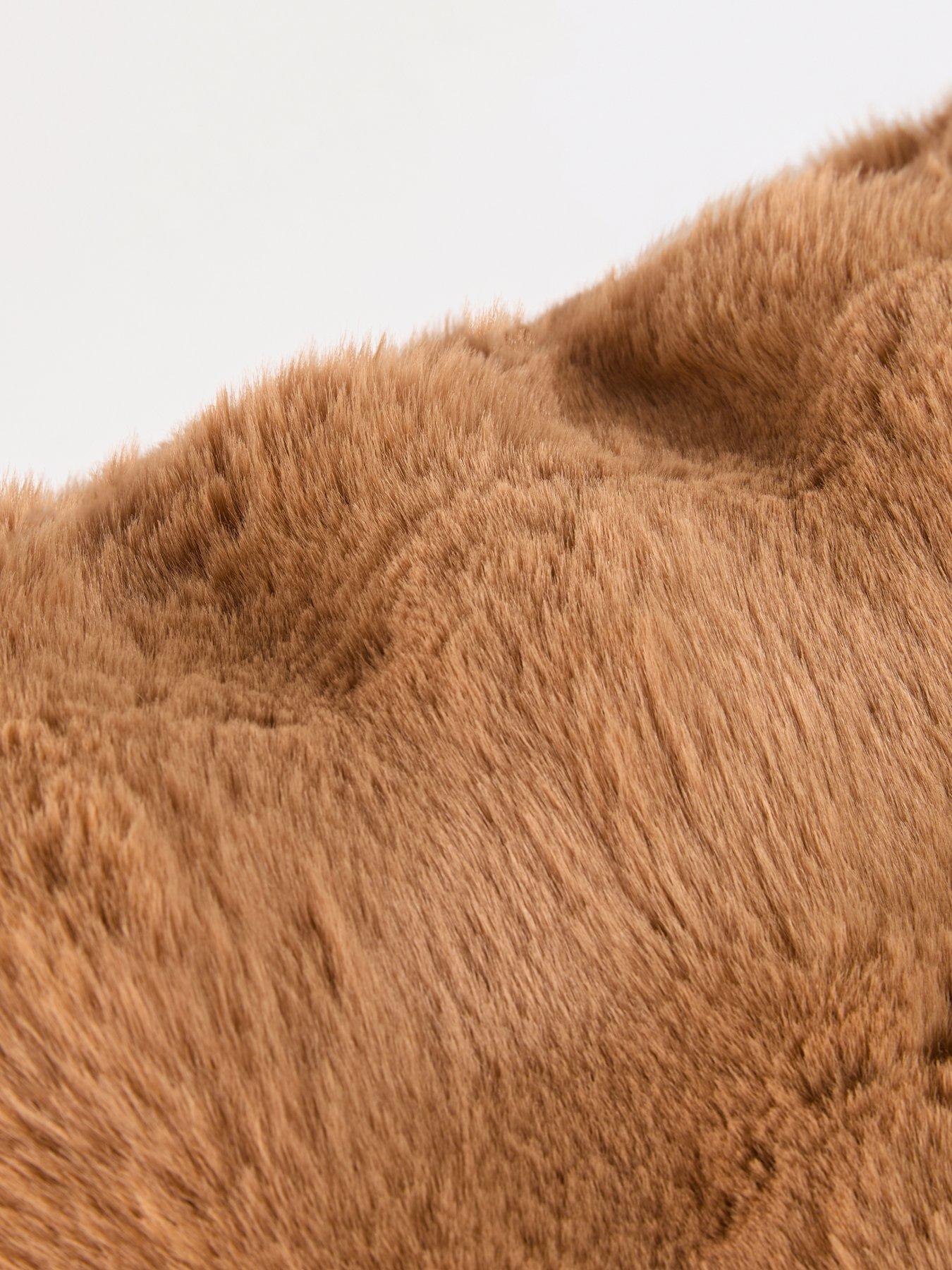 Image 5 of 7 of Michelle Keegan Home Tianna Faux Fur Large Cushion 50x50cm