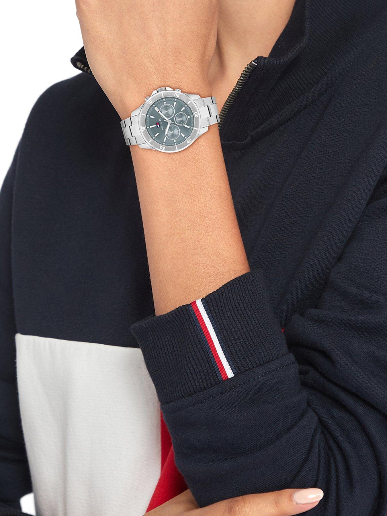 Image 4 of 5 of Tommy Hilfiger Light Blue Dial Stainless Steel Bracelet Watch