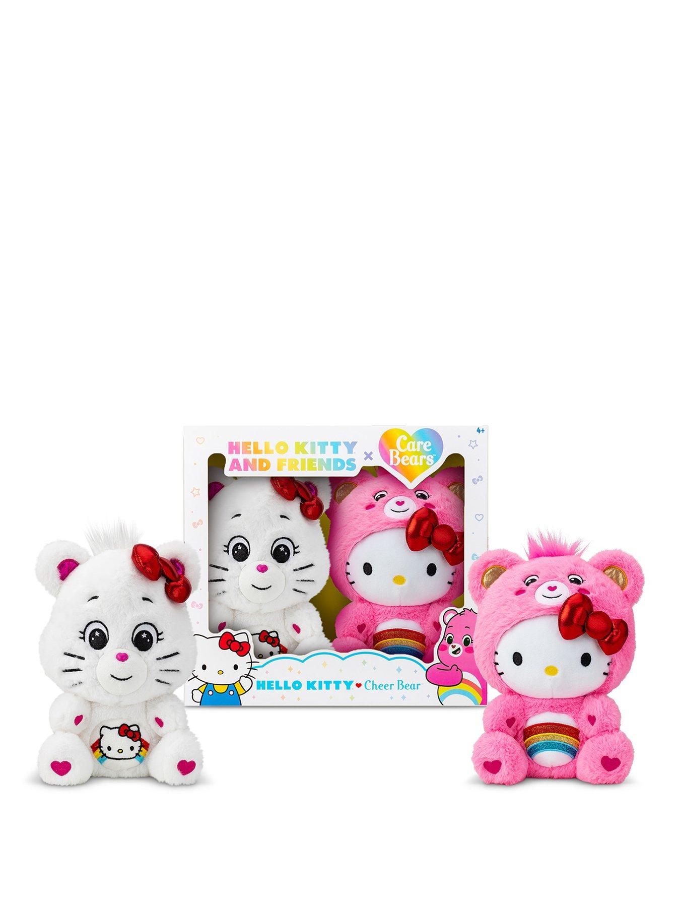 Care Bears Care Bears 30cm Plush - Care Bears x Hello Kitty 2pk (Cheer as Hello Kitty  &  Hello Kitty as Cheer)