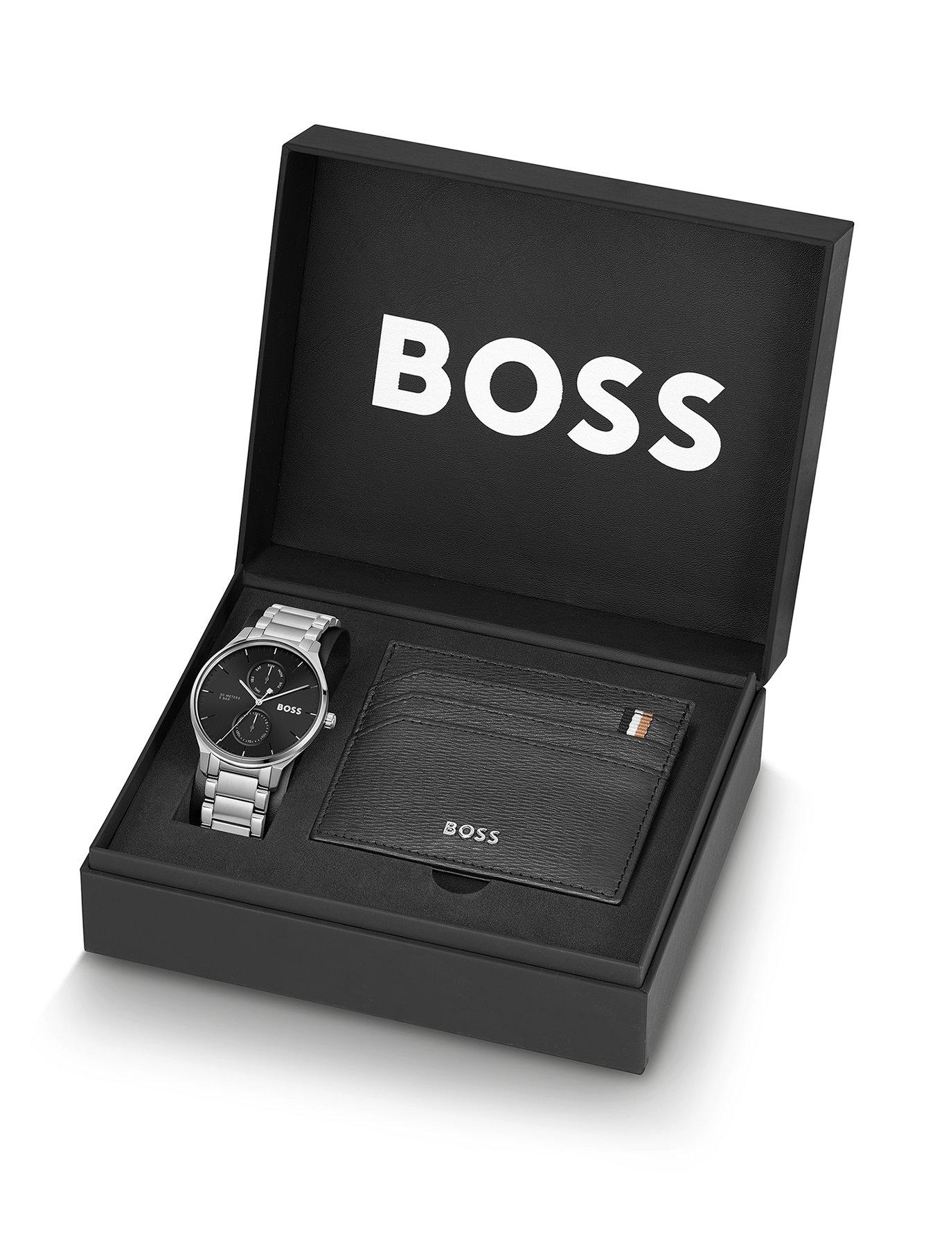 Image 1 of 3 of BOSS Watch and Card Holder Tyler Gift Set