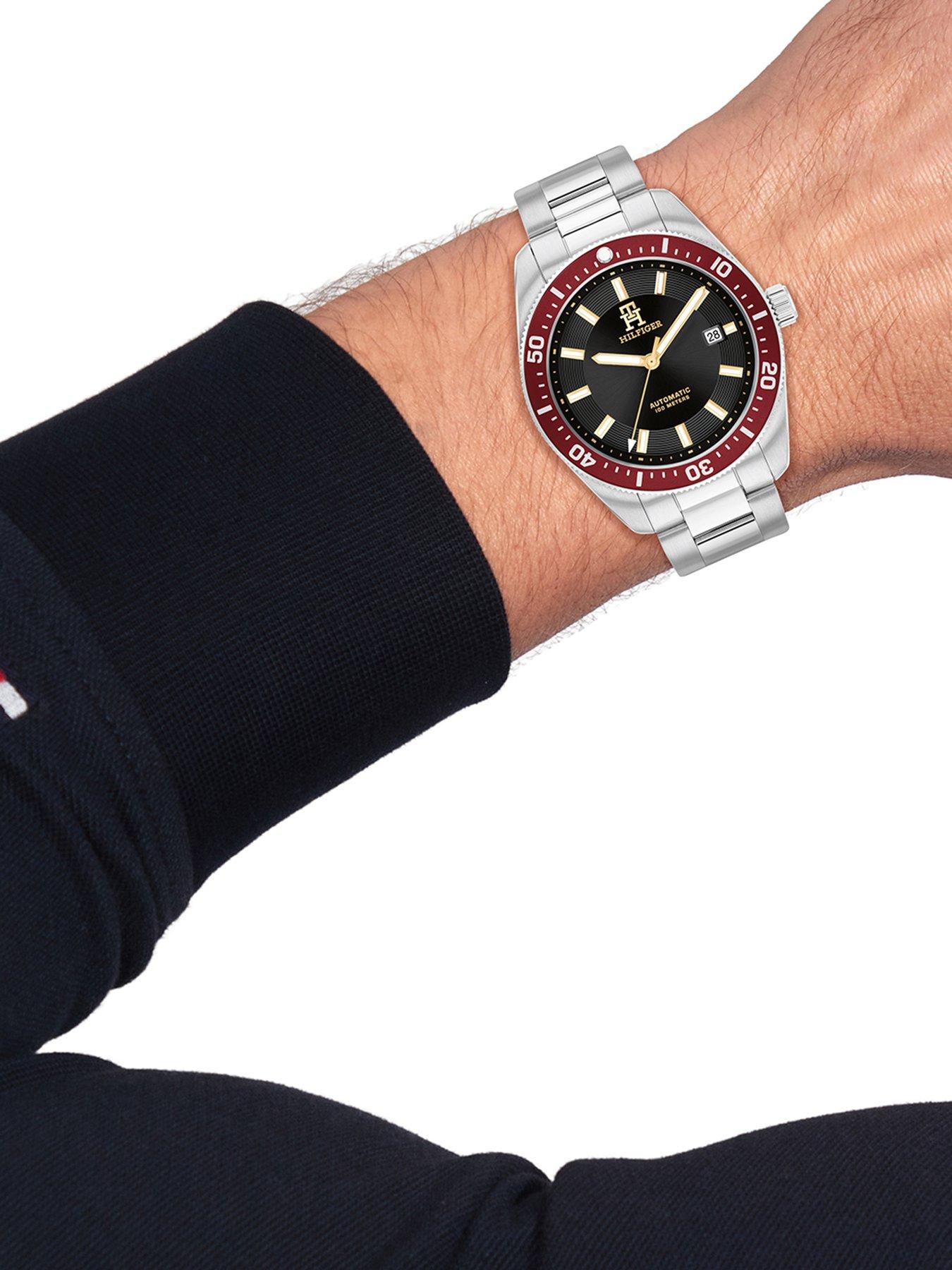 Image 4 of 5 of Tommy Hilfiger automatic stainless steel men's watch
