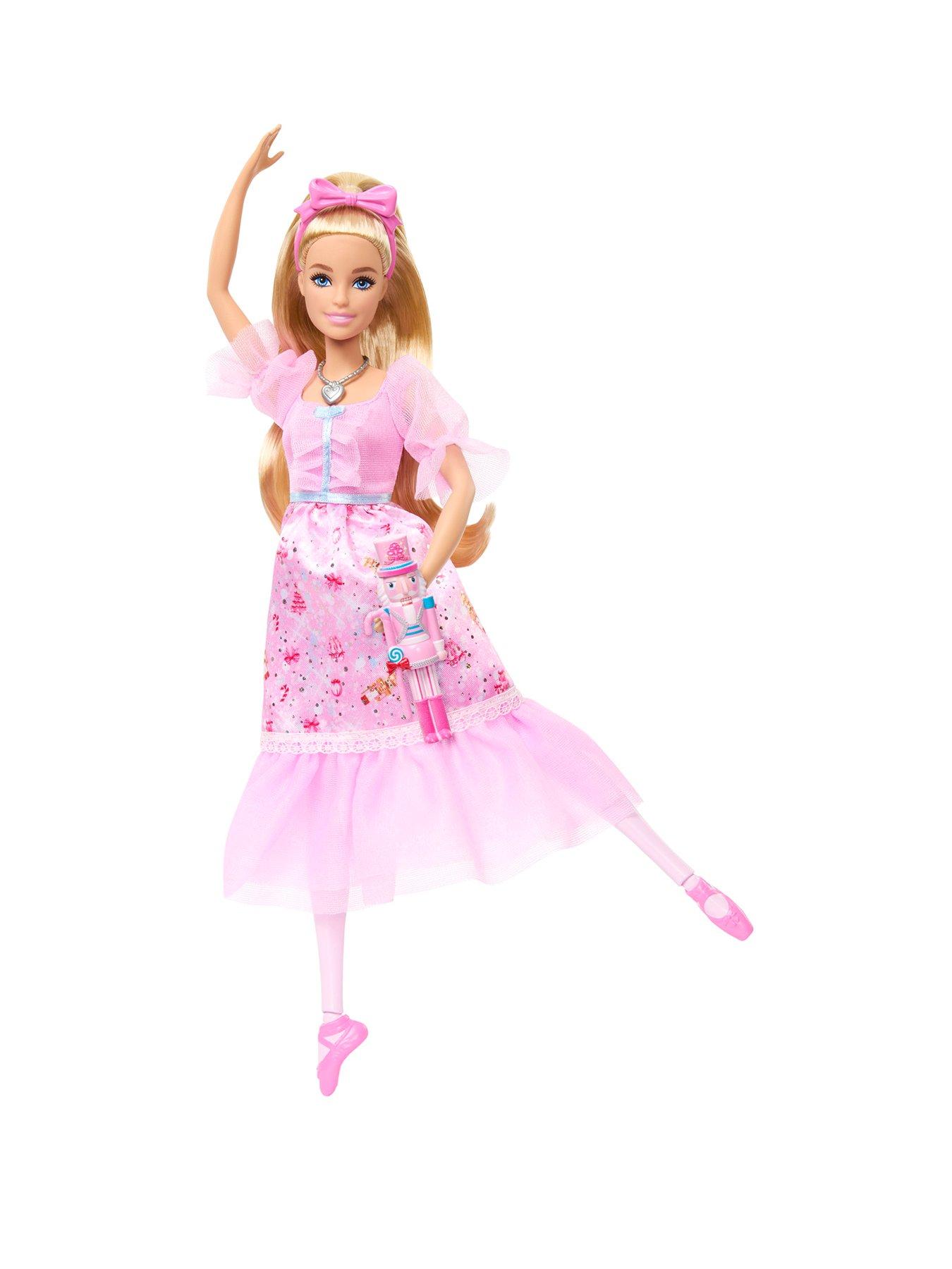 Image 1 of 7 of Barbie The Nutcracker Clara Ballerina Doll with Toy Nutcracker Accessory