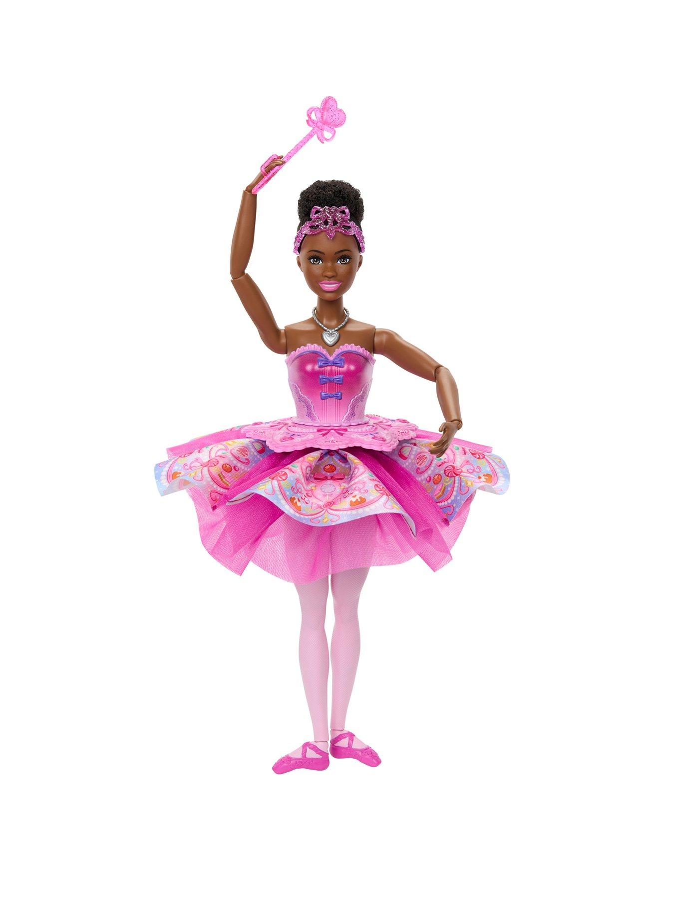 Barbie The Nutcracker Sugar Plum Doll with Surprise Tutu Transformation Feature and Magic Wand