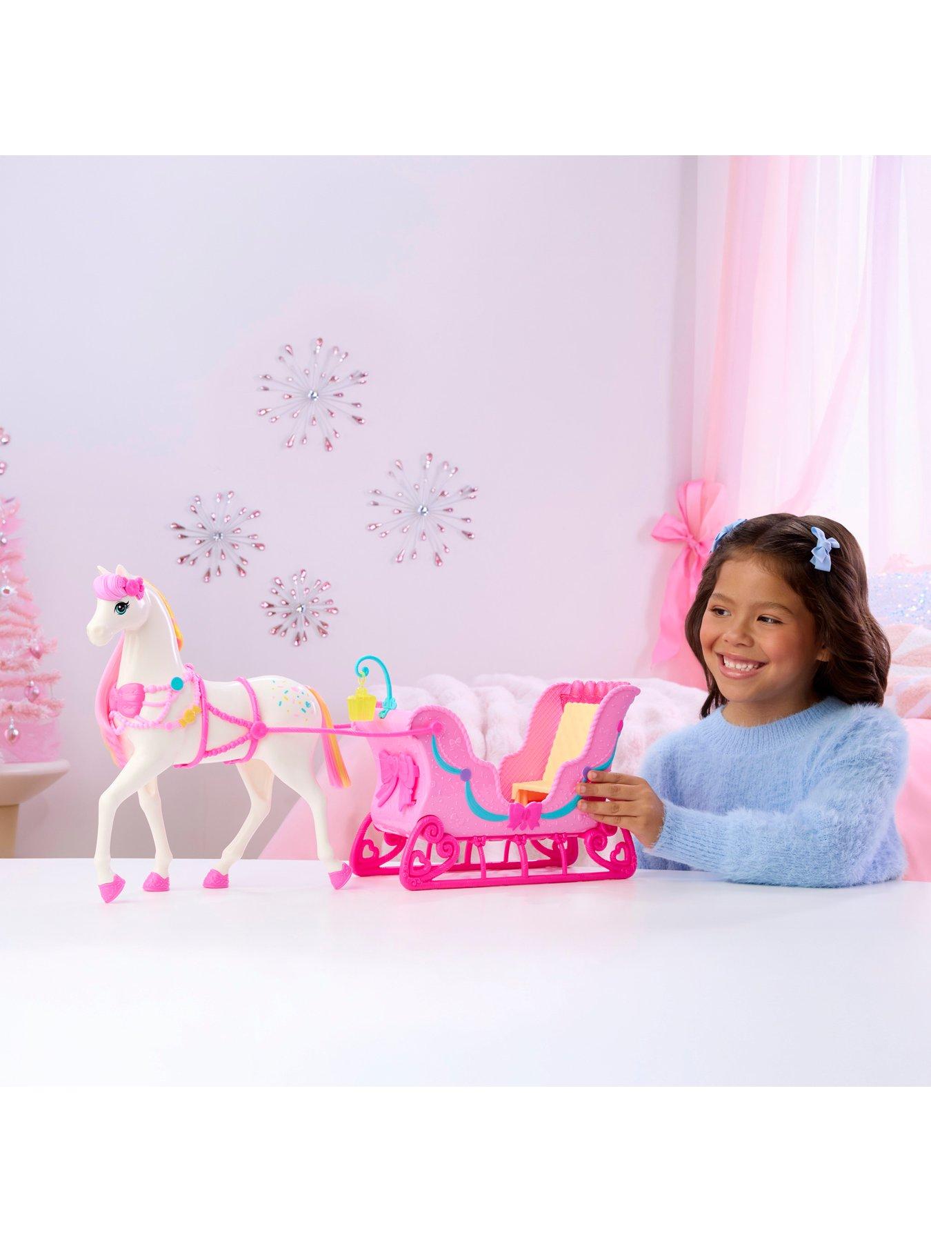 Image 2 of 7 of Barbie <p>The Nutcracker Land of Sweets Horse and Sled Playset with Scented Hair and Accessories</p>