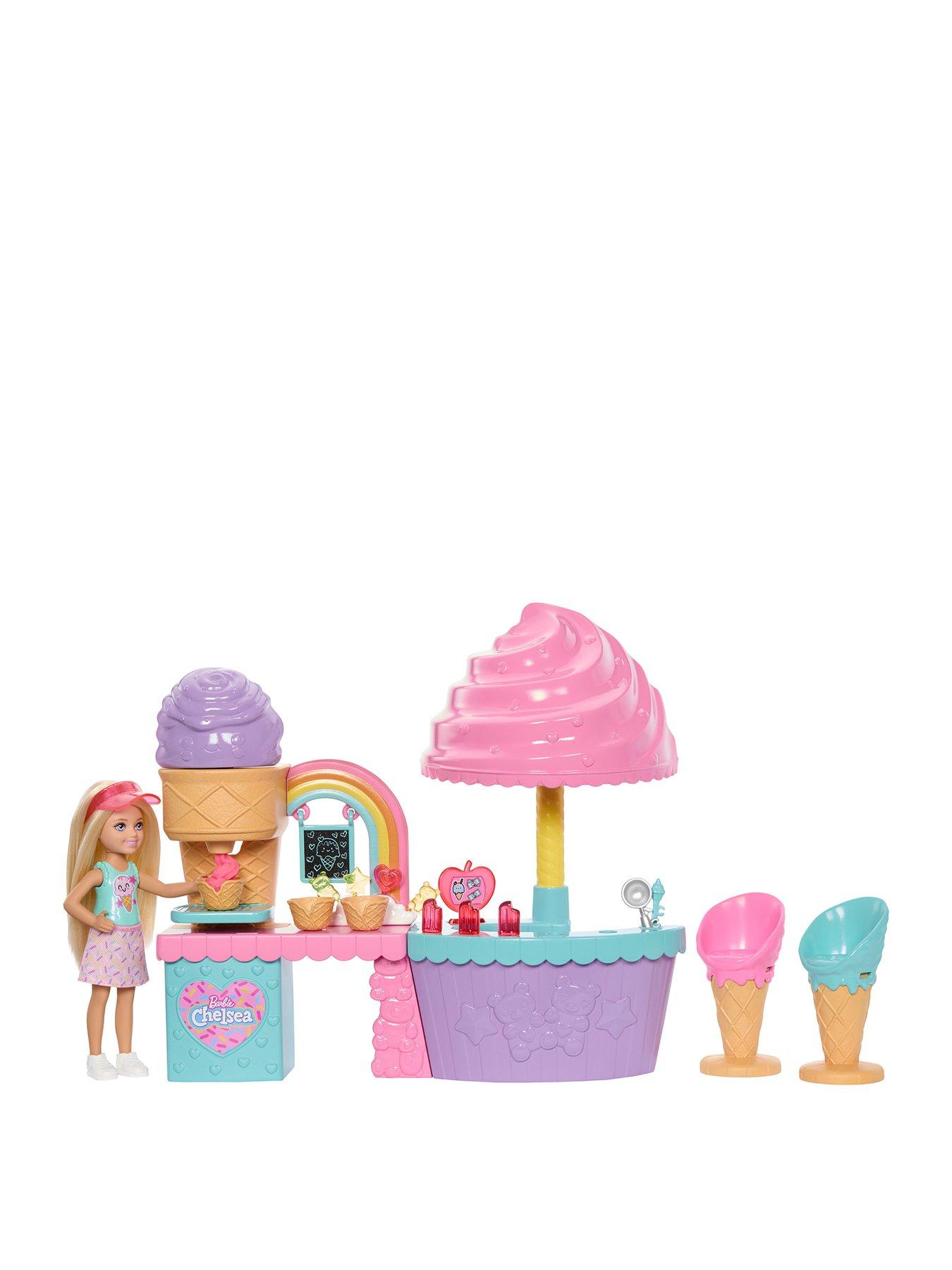 Image 1 of 7 of Barbie <p>Club Chelsea&nbsp;Ice Cream Shop Playset with Chelsea Doll, Sensory Dough and Accessories</p>