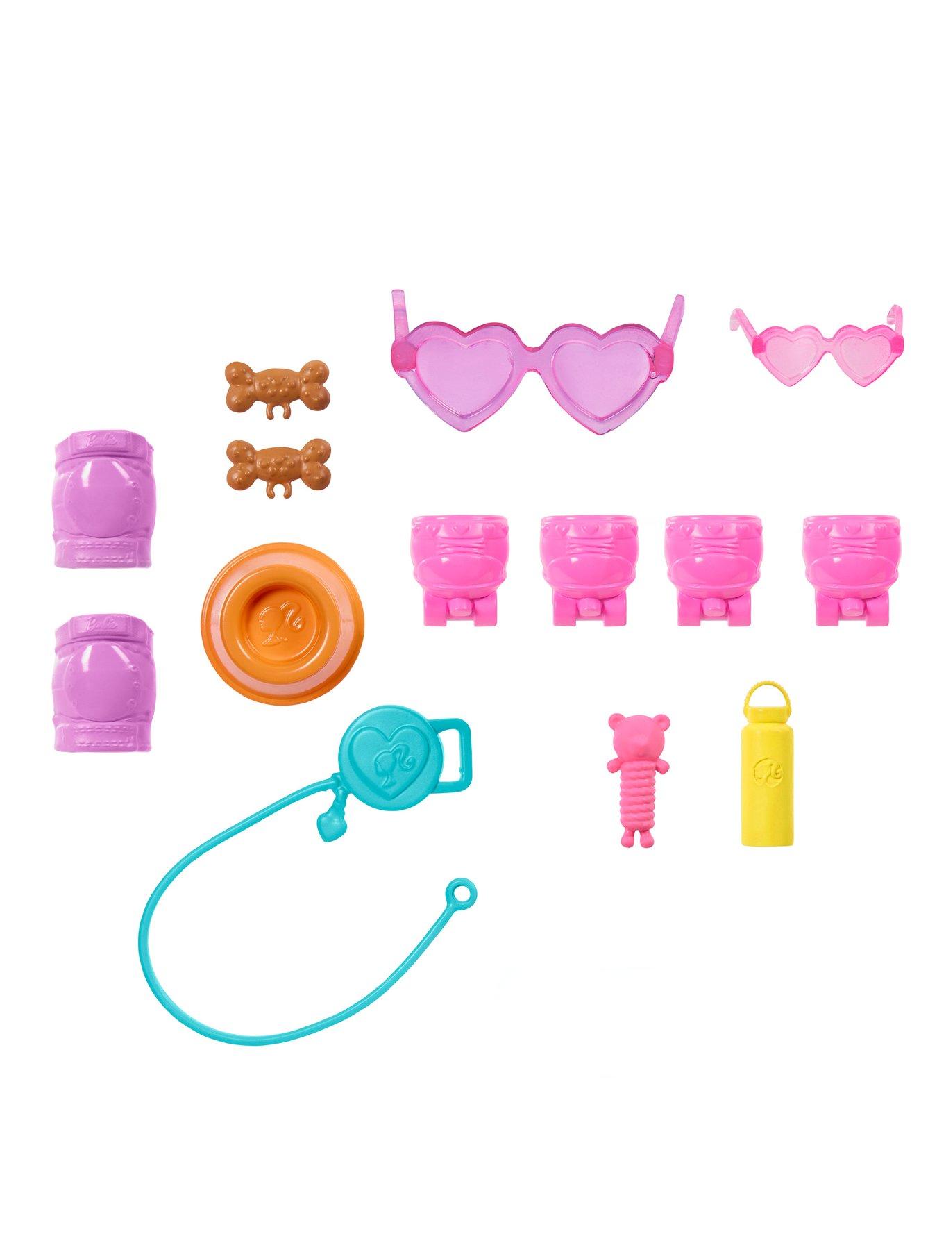 Image 4 of 8 of Barbie <p>Skate and Run Pup Doll with Skating Puppy, Roller Skates and Pet Accessories</p>