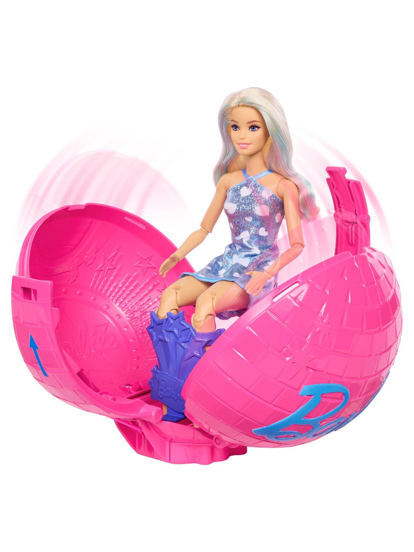 Image 4 of 8 of Barbie <p>Team Barbie&trade; Roll &amp; Reveal Pop Star Doll with 8 Music-Themed Surprises</p>