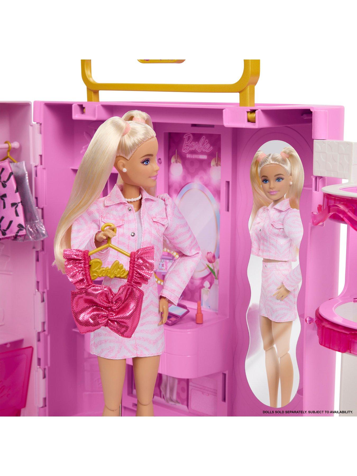 Image 5 of 6 of Barbie <p>Deluxe Style Closet Playset with Spin &amp; Style Dressing Room, Vanity Area, 4 Fashions and 20+ Pieces</p>
