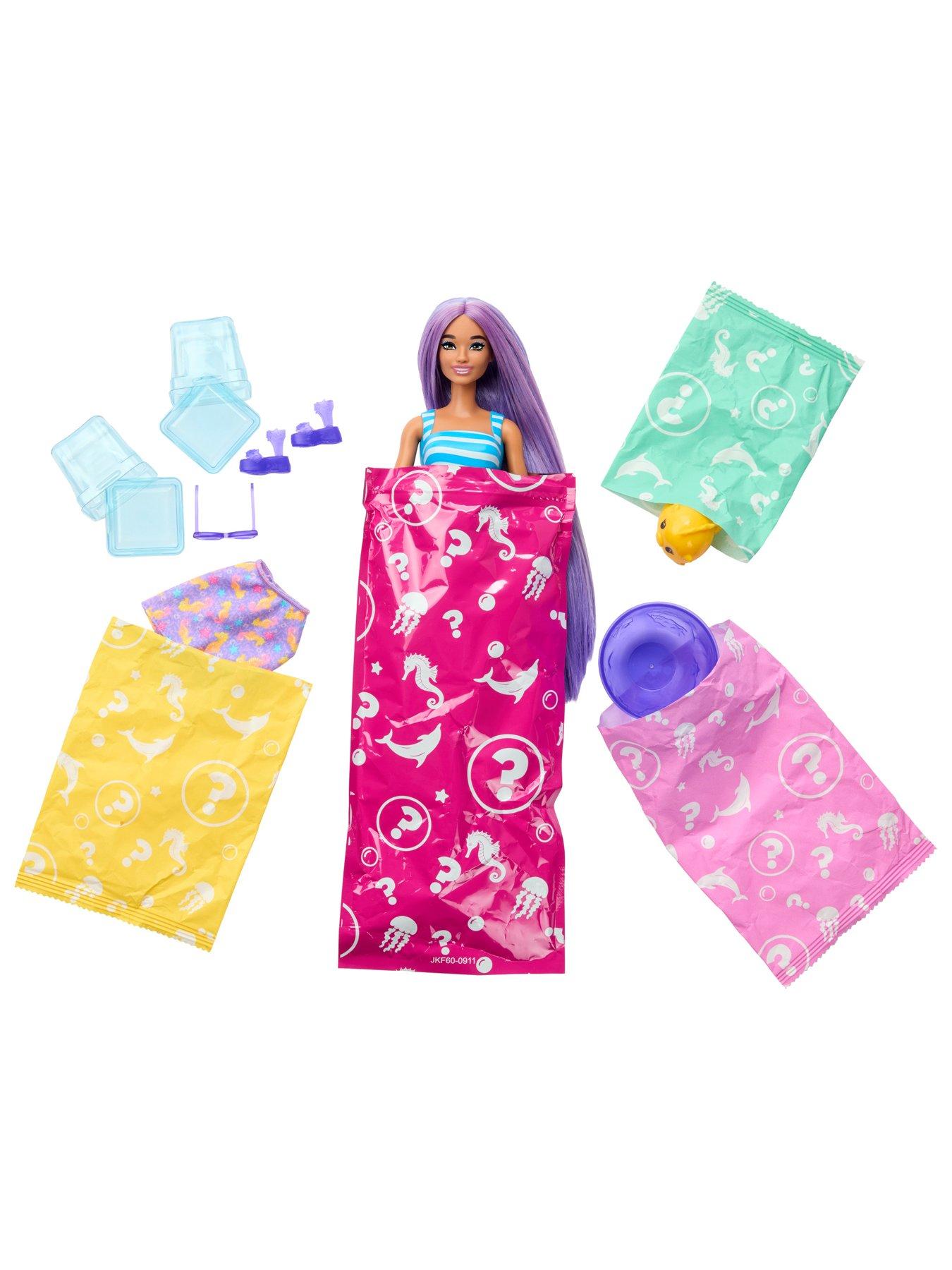 Image 3 of 7 of Barbie <p>Pop Reveal&trade; Sea Slushy Series Fashion Doll with Pet, 8 Surprises, Sensory Slime and Colour-Change Hair</p>