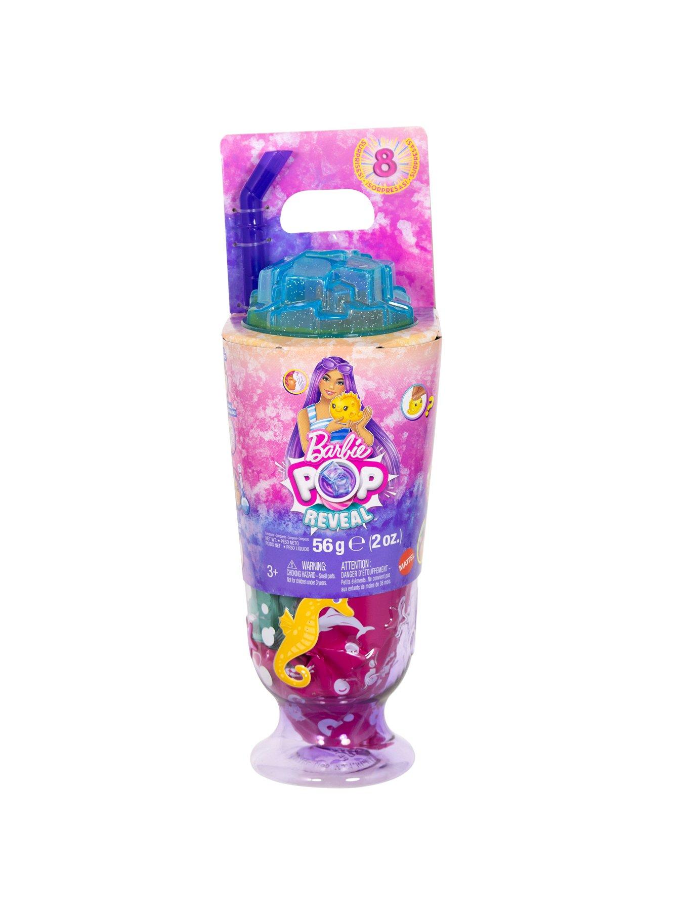 Image 7 of 7 of Barbie <p>Pop Reveal&trade; Sea Slushy Series Fashion Doll with Pet, 8 Surprises, Sensory Slime and Colour-Change Hair</p>