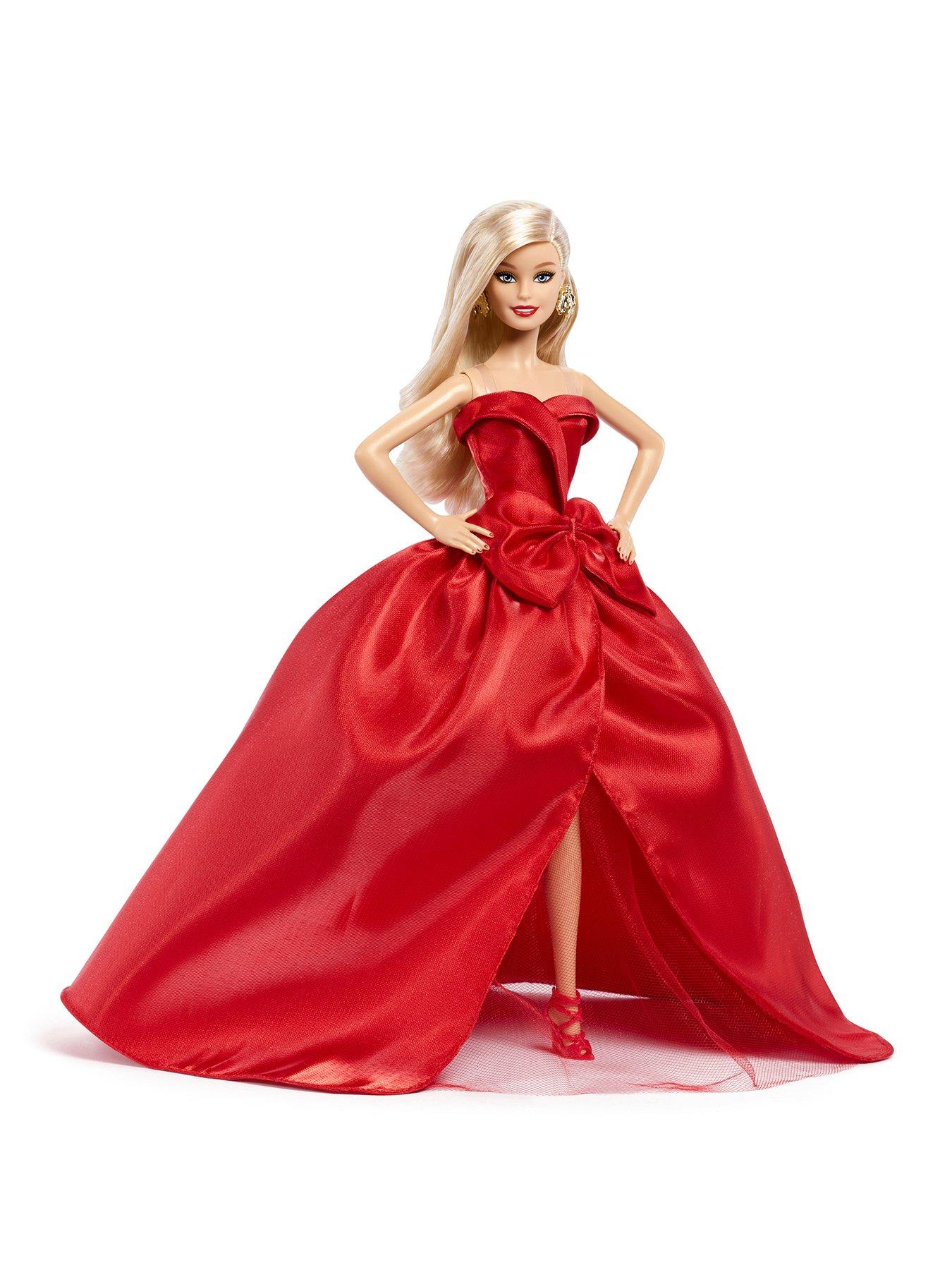 Image 1 of 7 of Barbie 2026 Holiday Barbie&reg; Fashion Doll with Red Gown, Doll Stand &amp; Certificate of Authenticity<br /><br />&nbsp;