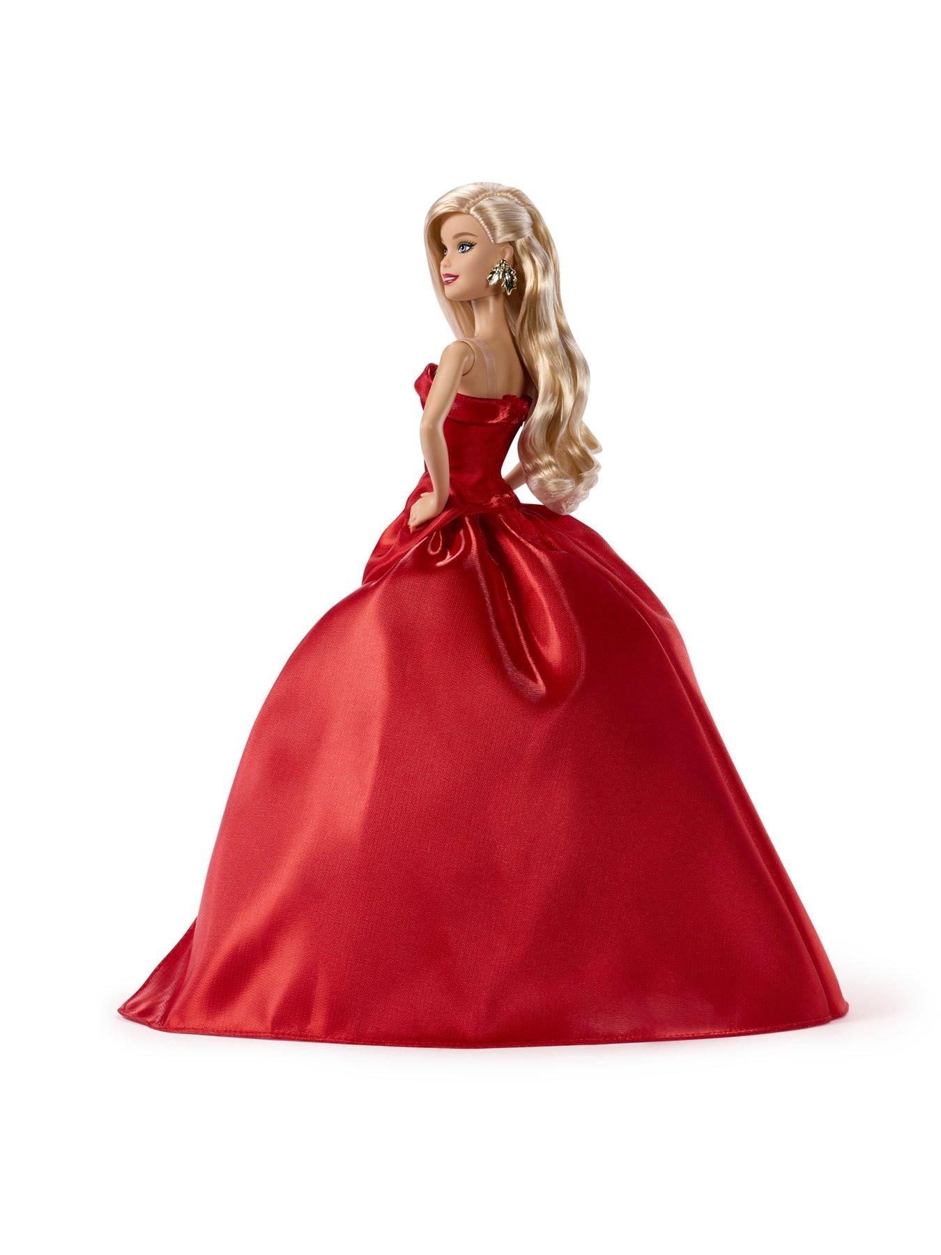 Image 2 of 7 of Barbie 2026 Holiday Barbie&reg; Fashion Doll with Red Gown, Doll Stand &amp; Certificate of Authenticity<br /><br />&nbsp;