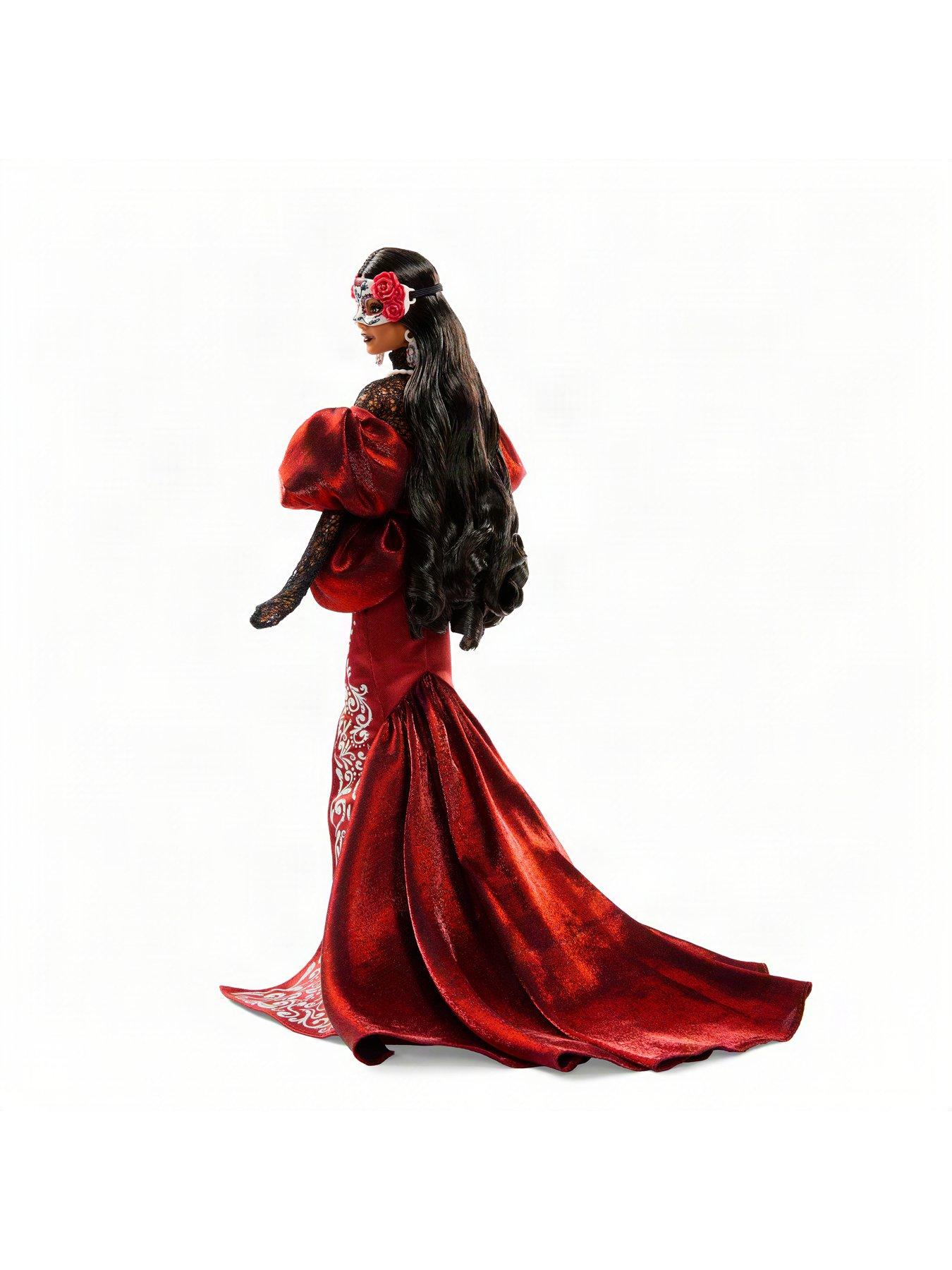 Image 2 of 6 of Barbie 2026 D&iacute;a De Muertos Collectible Barbie Doll with Satin Mermaid Dress &amp; Removable Calavera Mask<br /><br />&nbsp;