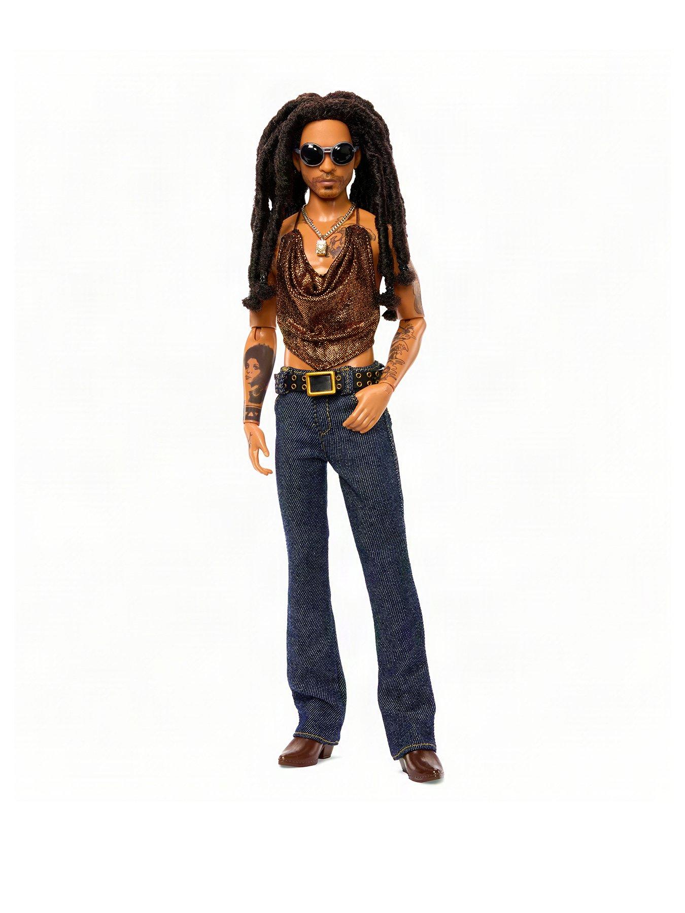Barbie Lenny Kravitz Kenbassadors™ Barbie Signature Collectible Doll In Mesh Tank And Boot-Cut Jeans Outfit in One Colour