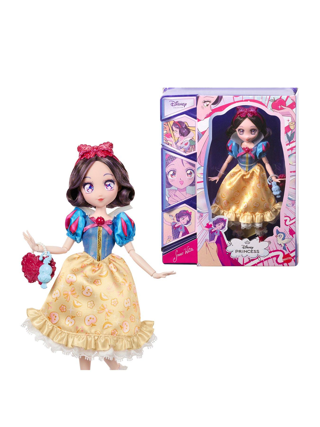 Image 1 of 6 of Disney Princess <p>Collector Snow White Manga Doll with Bluebird Charm, Fashion Accessories and 11 Points of Articulation</p>