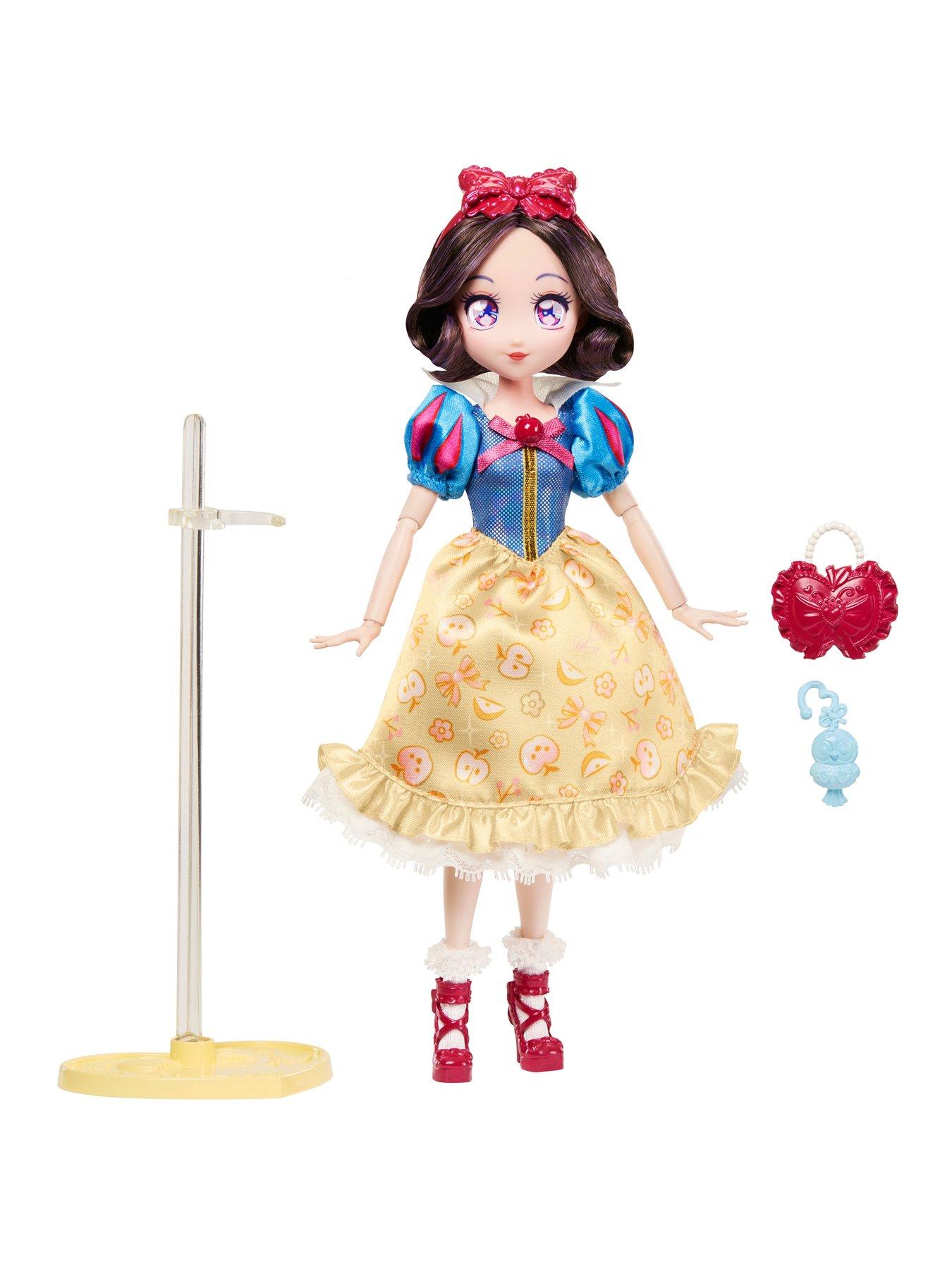 Image 2 of 6 of Disney Princess <p>Collector Snow White Manga Doll with Bluebird Charm, Fashion Accessories and 11 Points of Articulation</p>