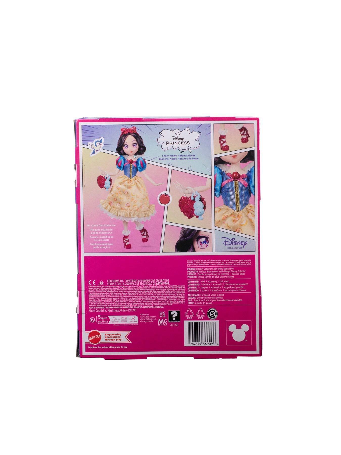 Image 6 of 6 of Disney Princess <p>Collector Snow White Manga Doll with Bluebird Charm, Fashion Accessories and 11 Points of Articulation</p>