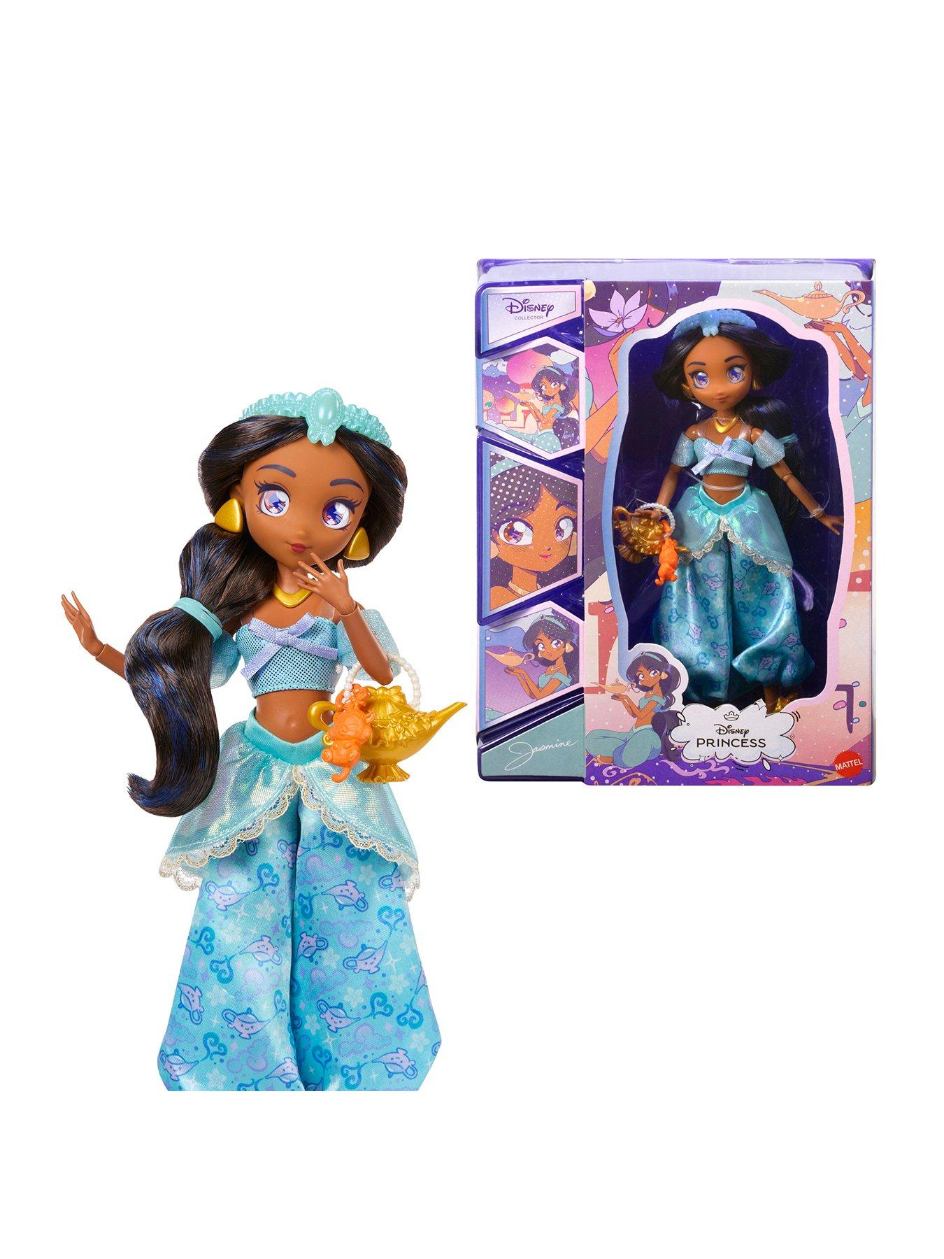 Image 1 of 6 of Disney Princess <p>Collector Jasmine Manga Doll with Rajah Charm, Fashion Accessories and 11 Points of Articulation</p>