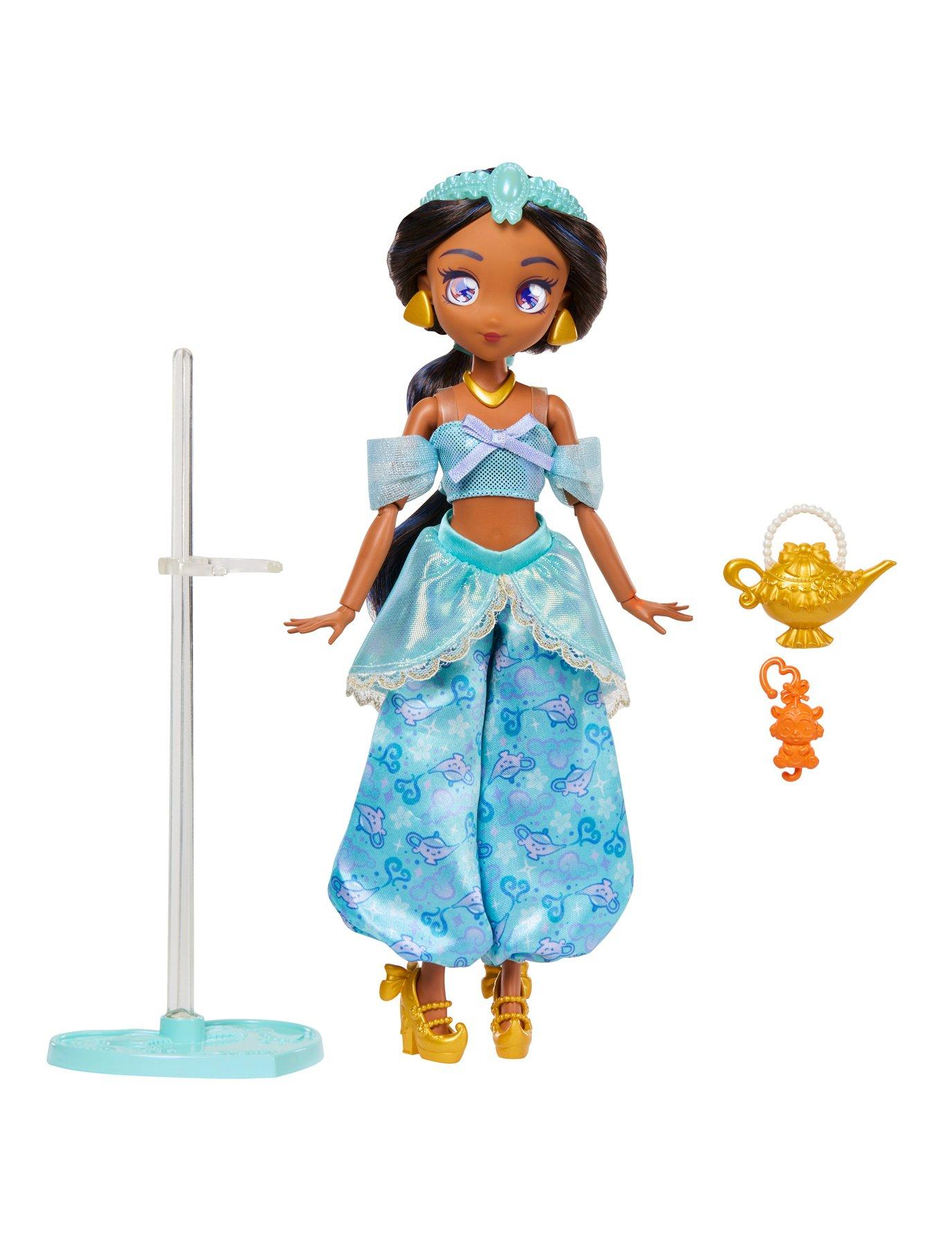 Image 2 of 6 of Disney Princess <p>Collector Jasmine Manga Doll with Rajah Charm, Fashion Accessories and 11 Points of Articulation</p>