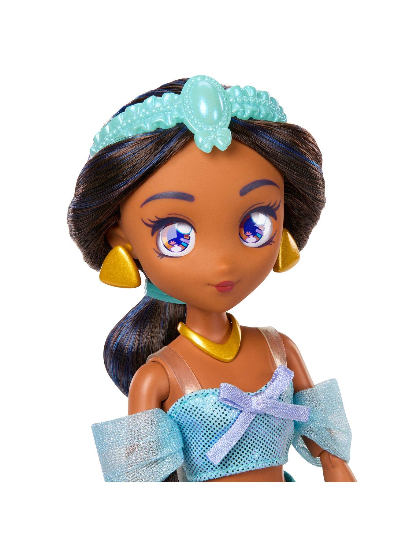 Image 3 of 6 of Disney Princess <p>Collector Jasmine Manga Doll with Rajah Charm, Fashion Accessories and 11 Points of Articulation</p>