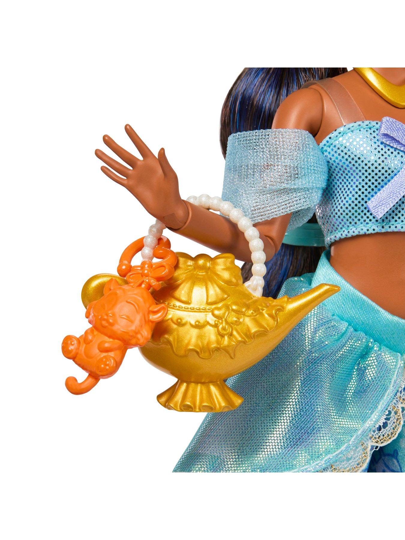 Image 4 of 6 of Disney Princess <p>Collector Jasmine Manga Doll with Rajah Charm, Fashion Accessories and 11 Points of Articulation</p>