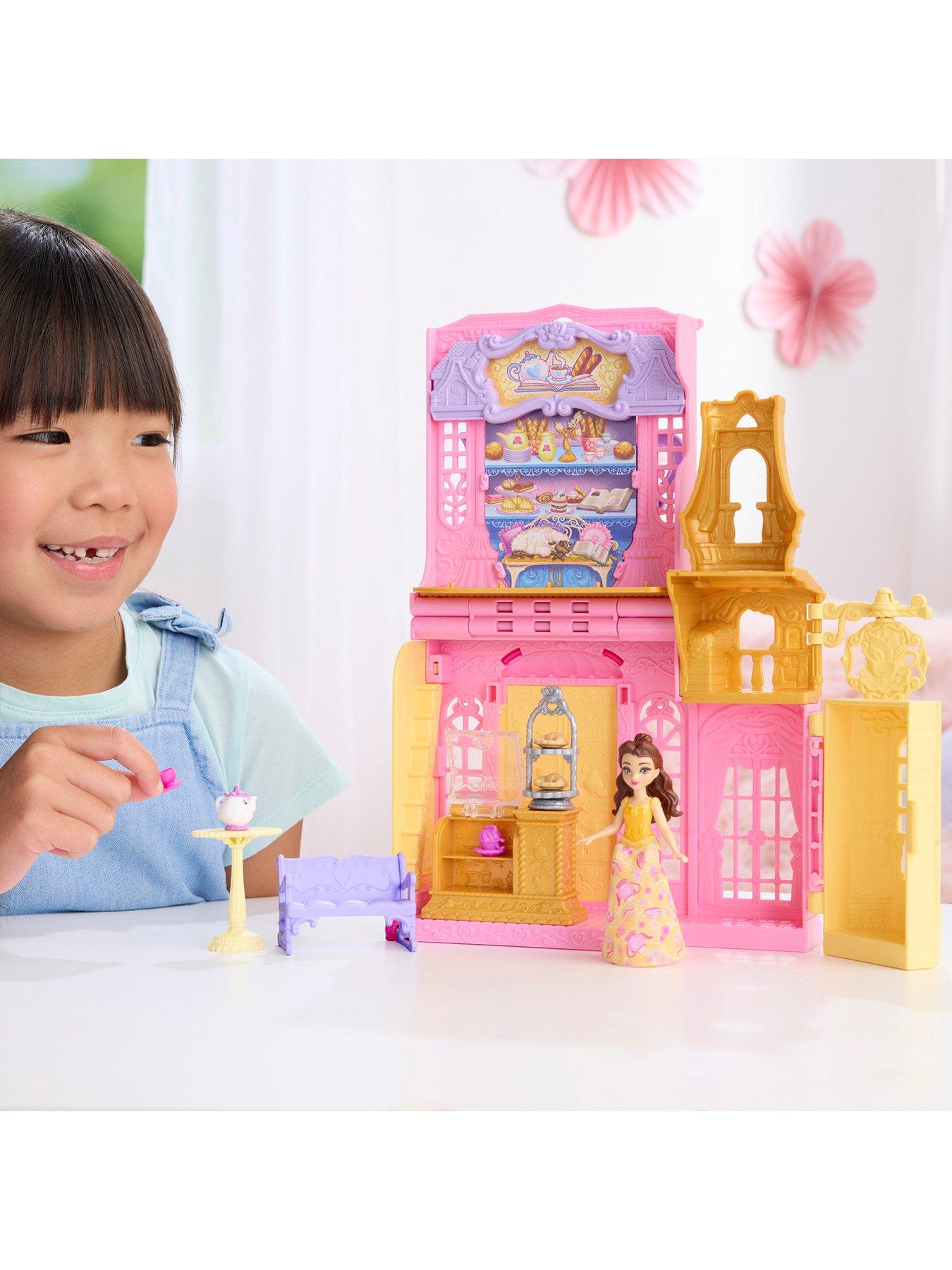 Image 2 of 7 of Disney Princess <p>Belle Tea Shop Playset with Small Doll, Mrs. Potts Figure, Furniture and Accessories</p>