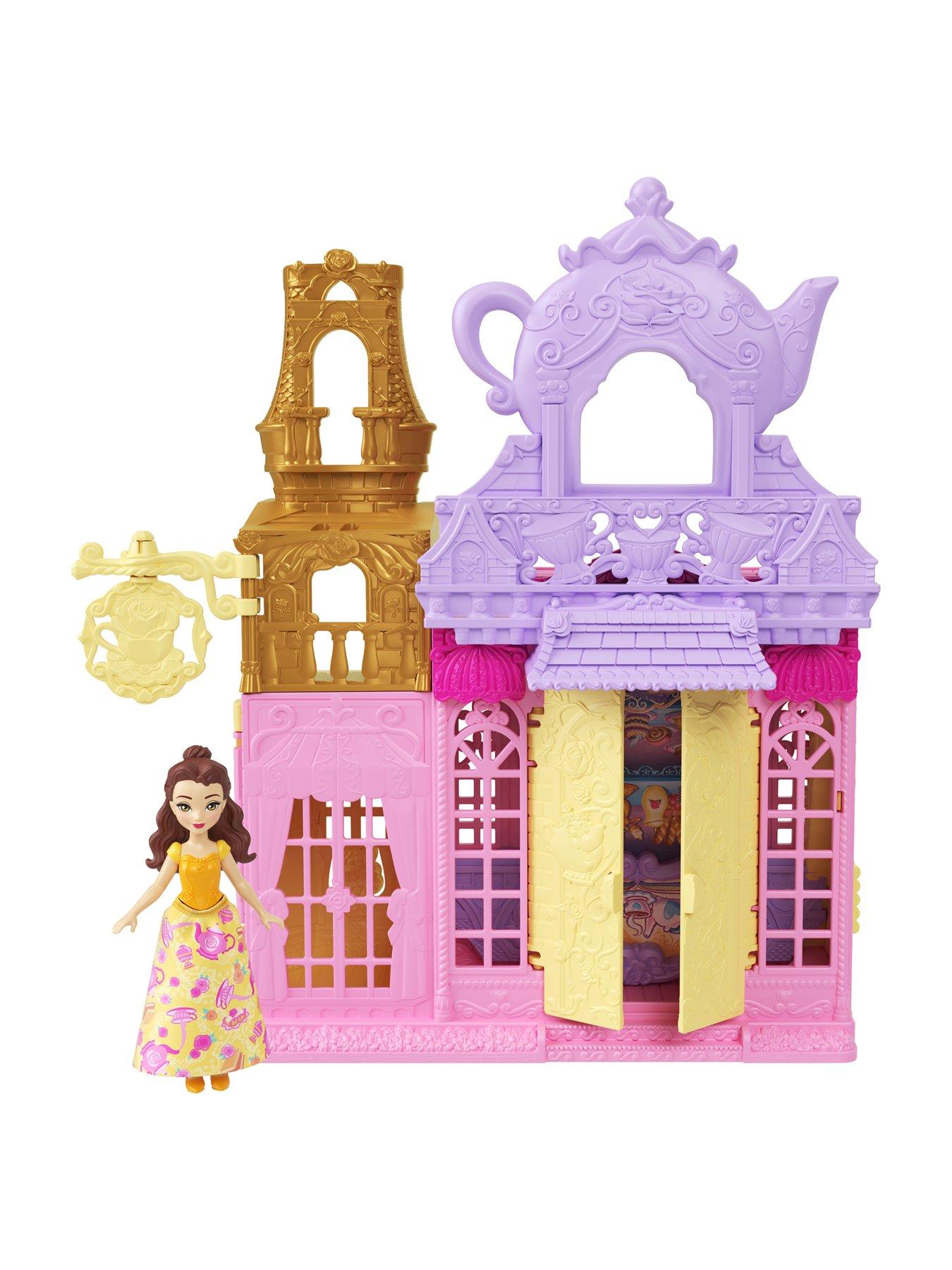 Image 4 of 7 of Disney Princess <p>Belle Tea Shop Playset with Small Doll, Mrs. Potts Figure, Furniture and Accessories</p>