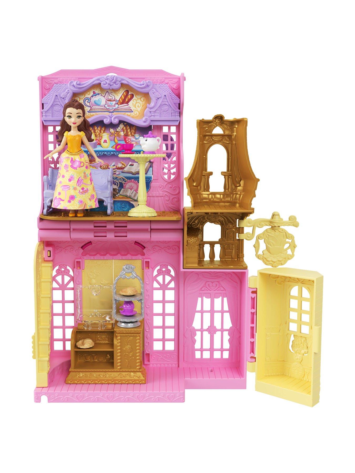 Image 5 of 7 of Disney Princess <p>Belle Tea Shop Playset with Small Doll, Mrs. Potts Figure, Furniture and Accessories</p>