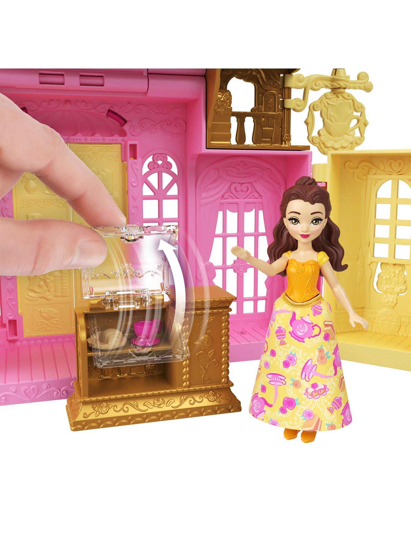 Image 6 of 7 of Disney Princess <p>Belle Tea Shop Playset with Small Doll, Mrs. Potts Figure, Furniture and Accessories</p>