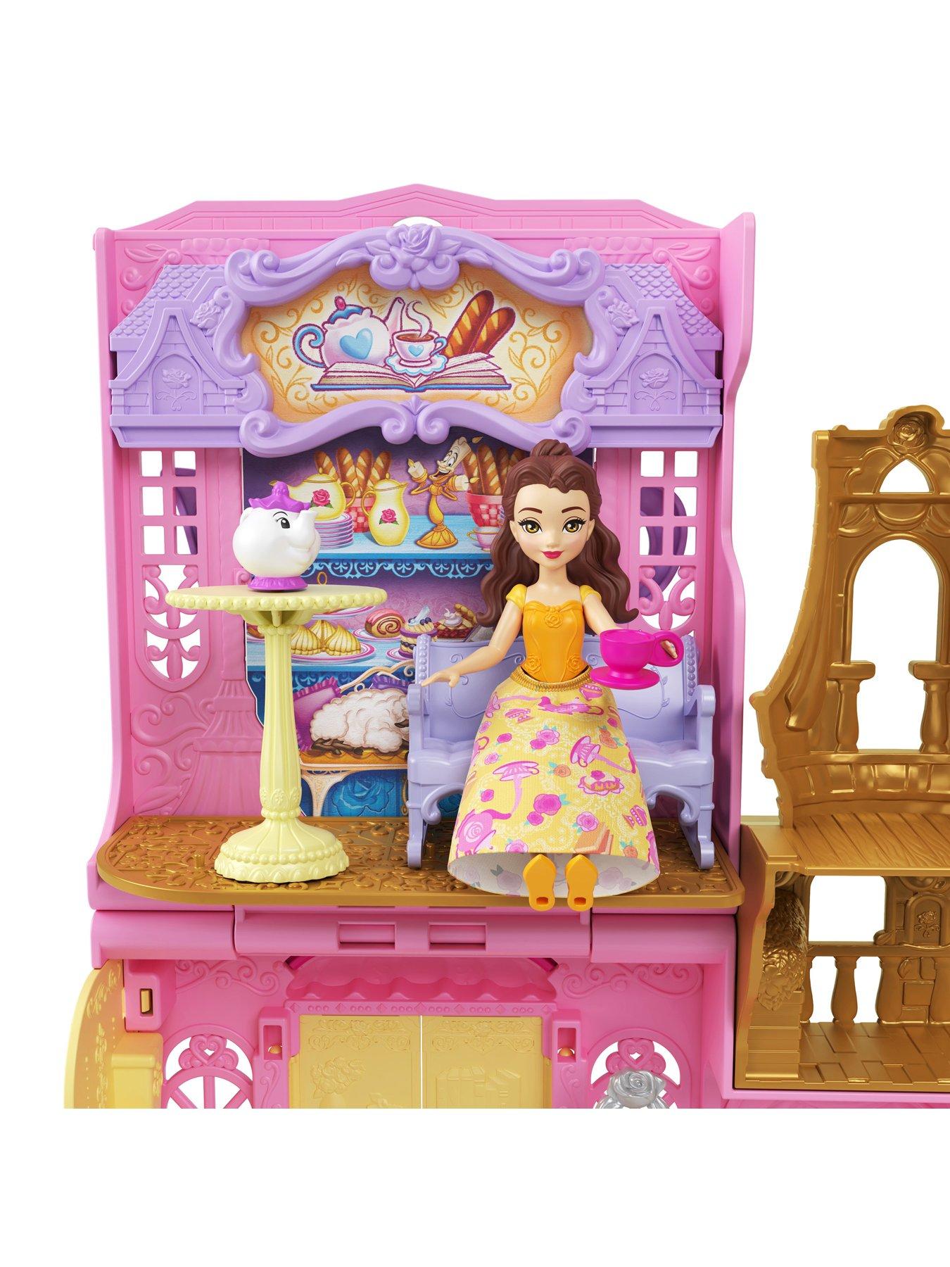 Image 7 of 7 of Disney Princess <p>Belle Tea Shop Playset with Small Doll, Mrs. Potts Figure, Furniture and Accessories</p>