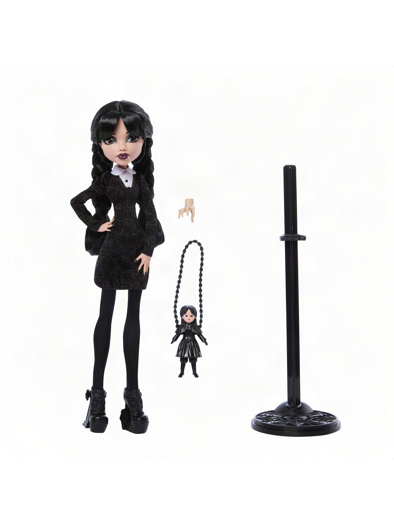 Image 2 of 7 of Monster High Poseable Wednesday Addams Doll Fashion Doll